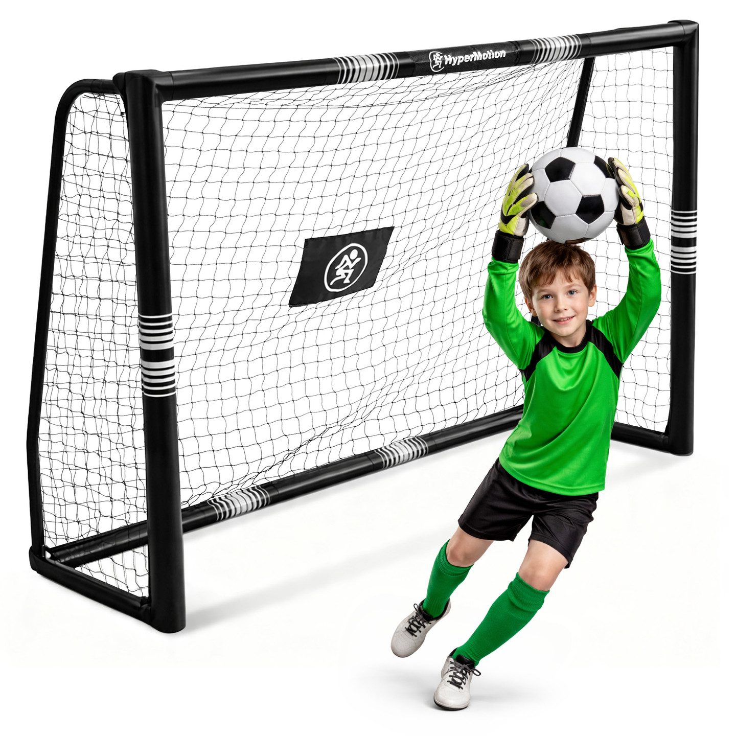 HyperMotion Fußballtor HyperMotion Fußballtor 180x120 cm Fußballtore Schwarz