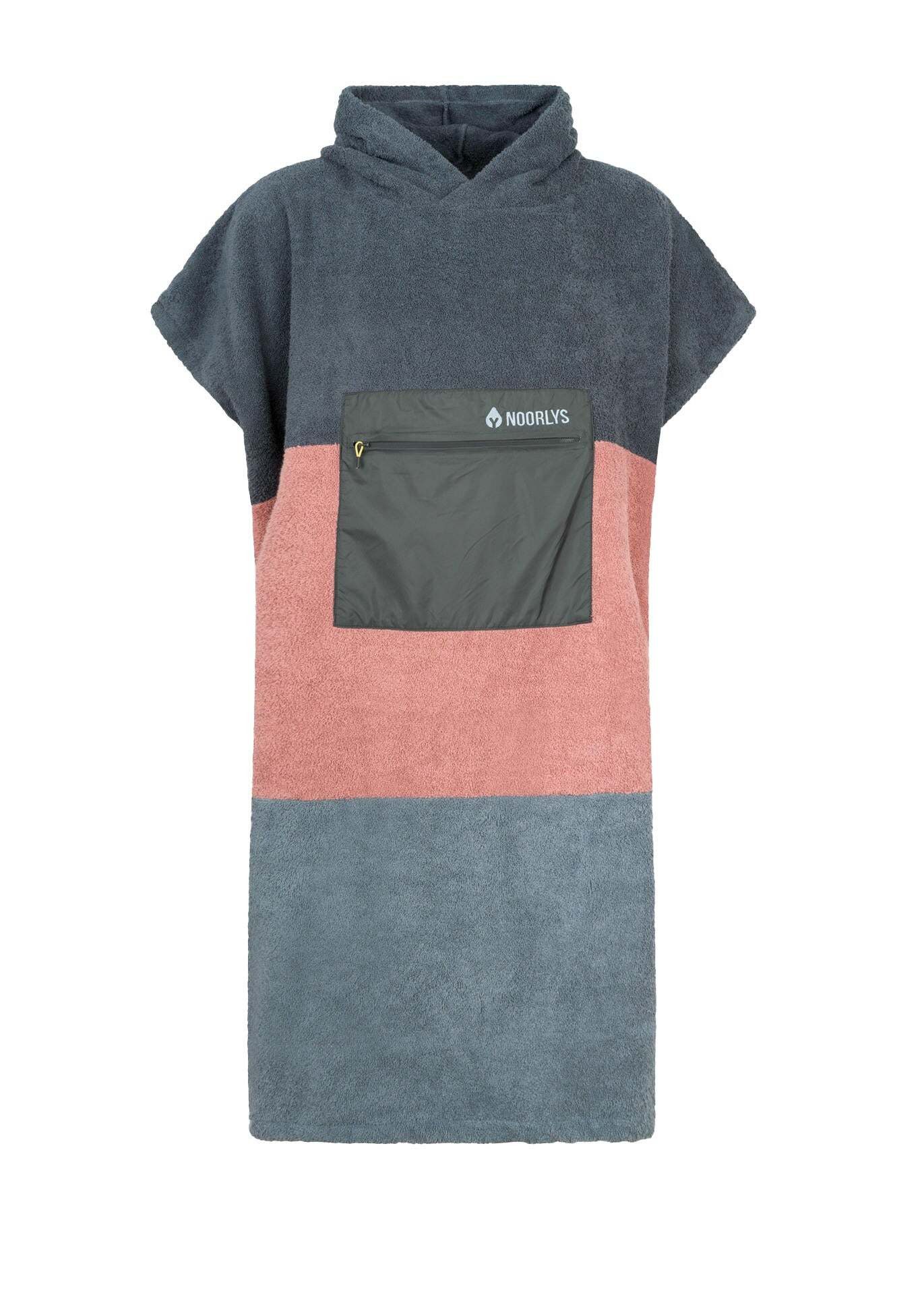 Noorlys Badeponcho TREE, Midilänge, 100% Baumwolle (biologisch) (350 Gramm Sweatfleece)