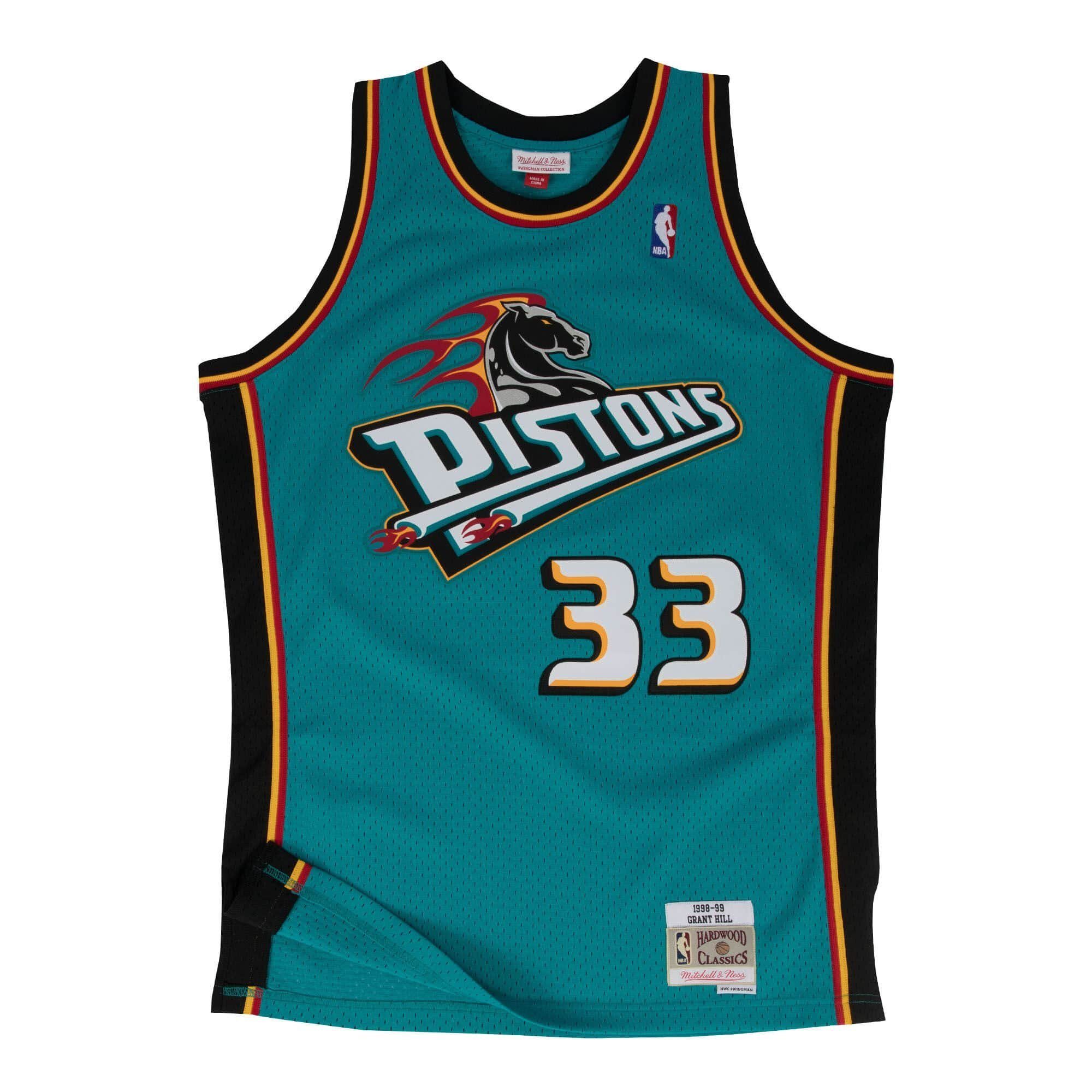 Mitchell & Ness Basketballtrikot Swingman Jersey Detroit Pistons 199899 Grant Hil