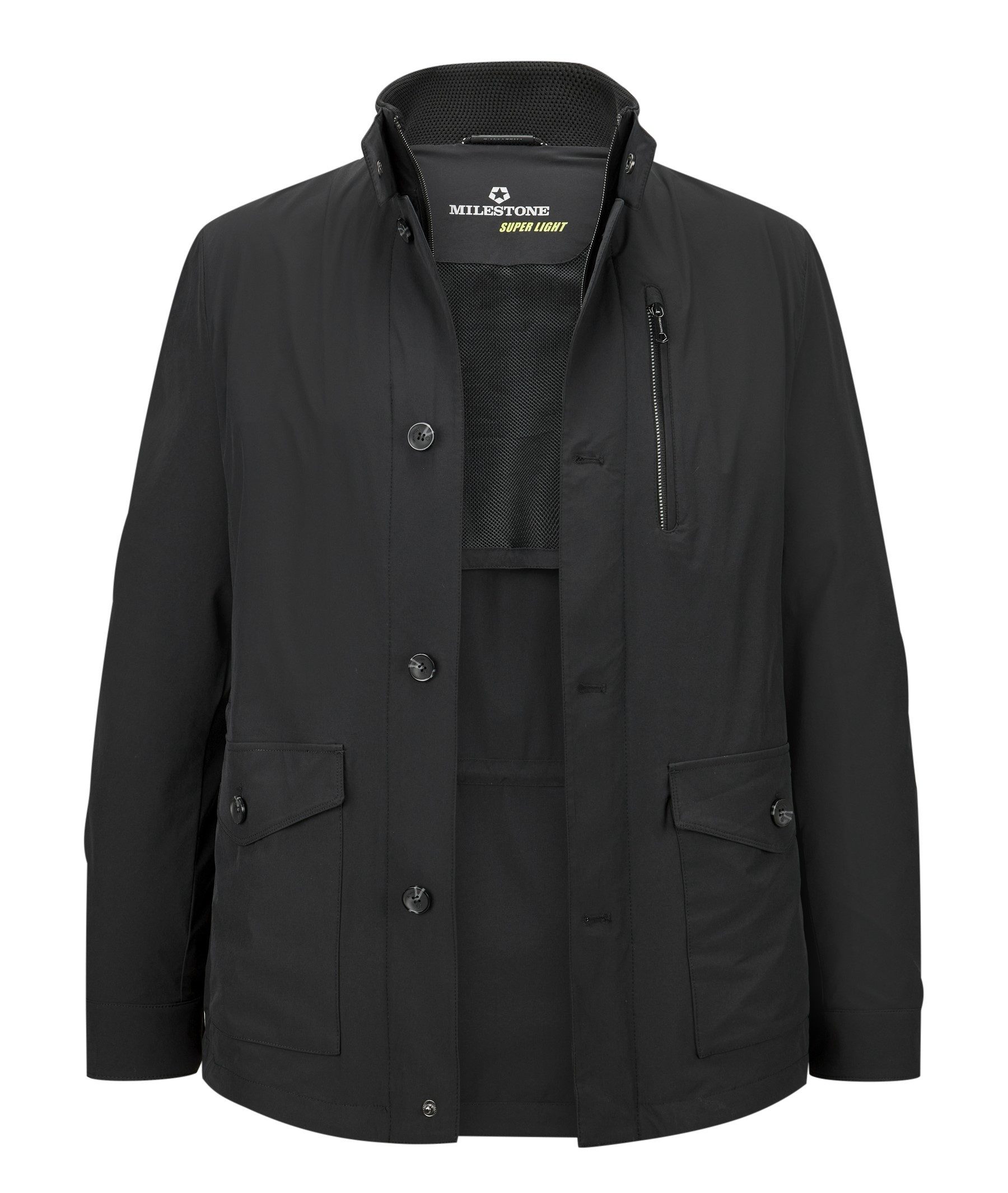 Milestone Fieldjacket MSHarlow aus wasserabweisender und atmungsaktiver Mikrofaser-Stretch