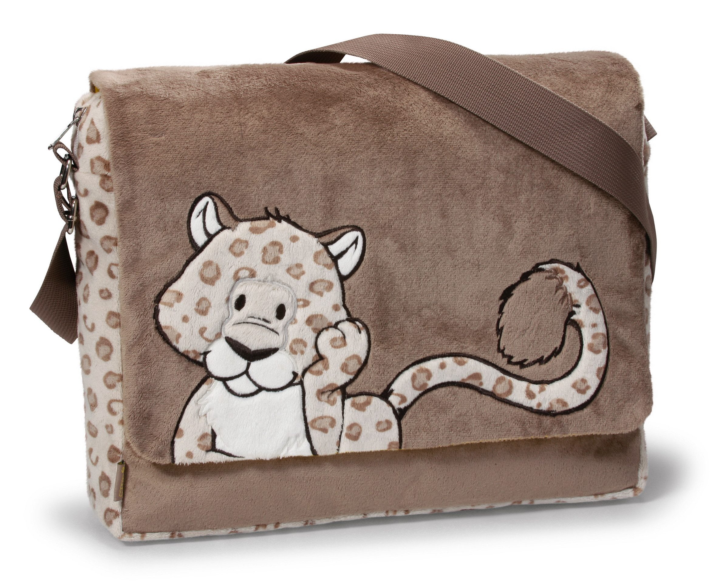 Nici Umhängetasche 36081 -Schneeleopard, 35,5 x 25,5 x 7,5 cm (1-tlg)