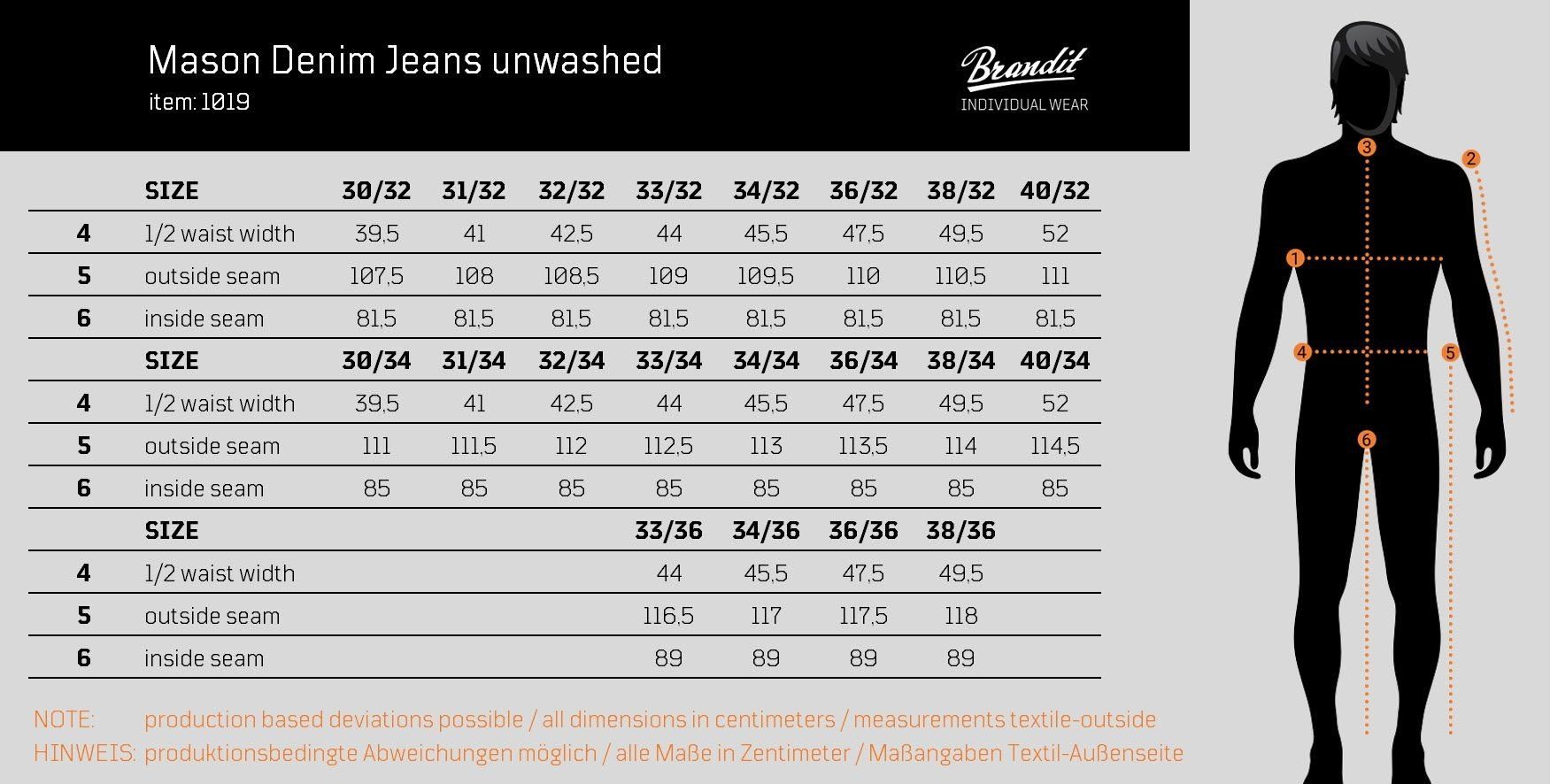 Brandit Cargohose Mason Denim Jeans