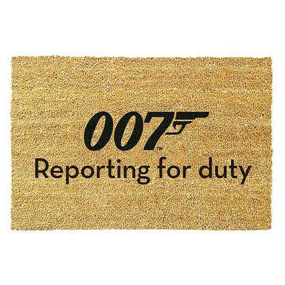 Fußmatte James Bond Fußmatte 007 Reporting for Duty, PYRAMID, Höhe: 40 mm