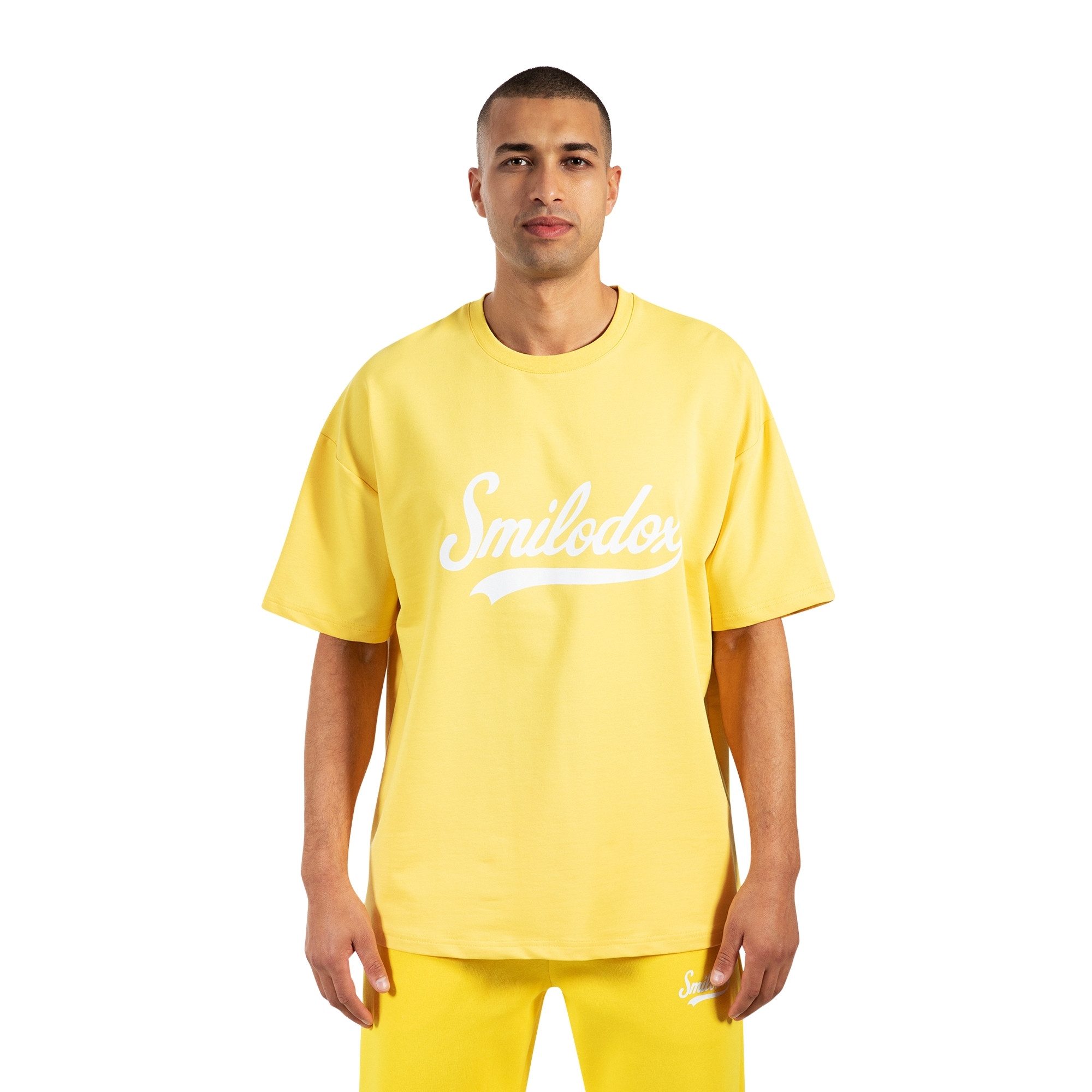 Smilodox T-Shirt Lorik, Locker geschnittenes Oversize Shirt mit Retro Front günstig online kaufen