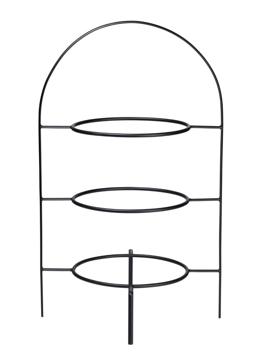 ASA SELECTION Etagere à table ligne noire Etagere 3-stufig für Essteller, Eisen, (Etageren), Geschirr