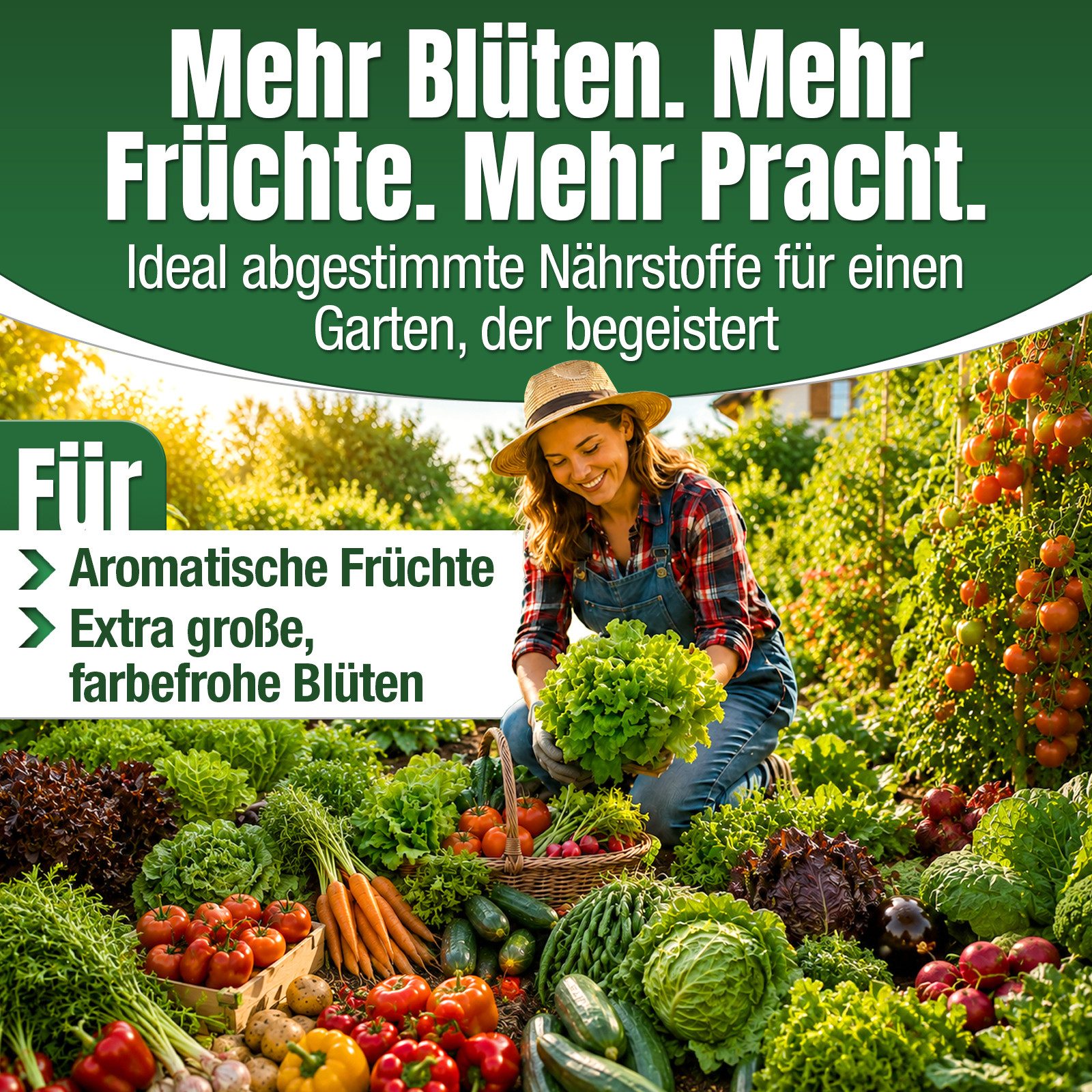 DÜNGEMEISTER Gartendünger Gartendünger Dünger Premium Langzeitwirkung 5/10kg, sorgt für ausgewogene Nährstoffversorgung und gesunden Boden – Bild 2 von 5