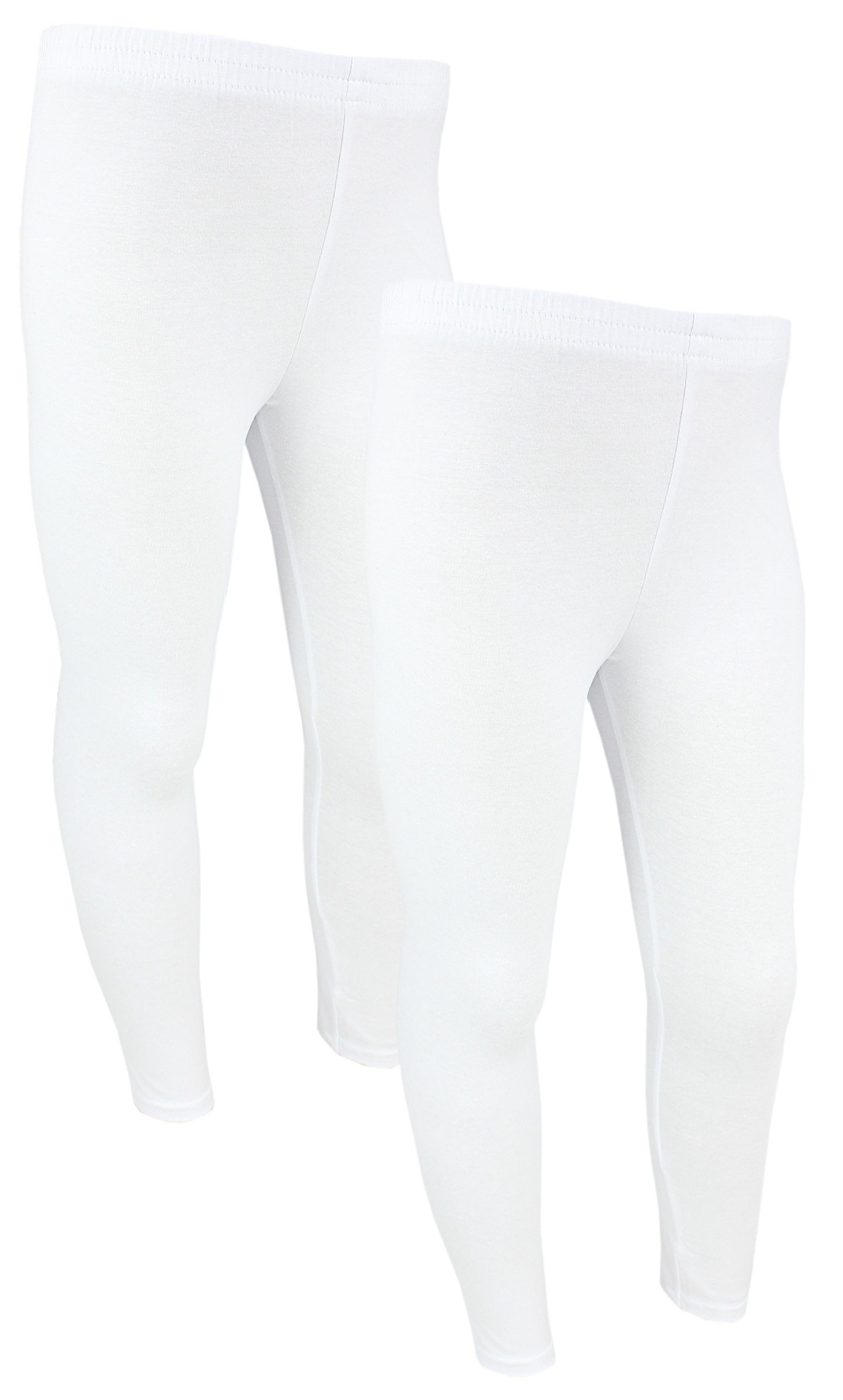 Leggings TupTam Mädchen Lange Leggings Unifarbe 2er Pack
