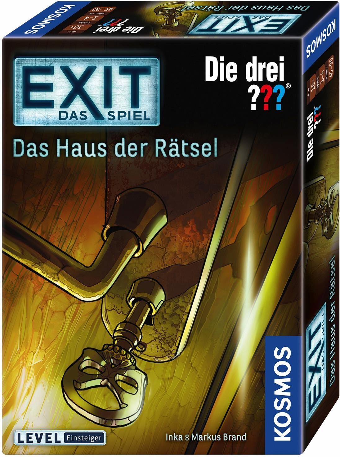 Kosmos Spiel EXIT, Die drei ???, Das Haus der Rätsel, Rätselspiel, Made in Germany