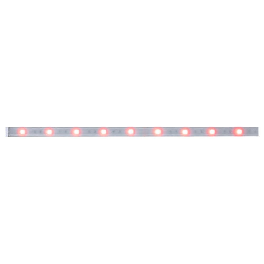 Erweiterung 1000mm, Paulmann 7W Silber Strip in IP44 Streifen Stripe LED RGBW LED LED MaxLED 230lm 1-flammig,