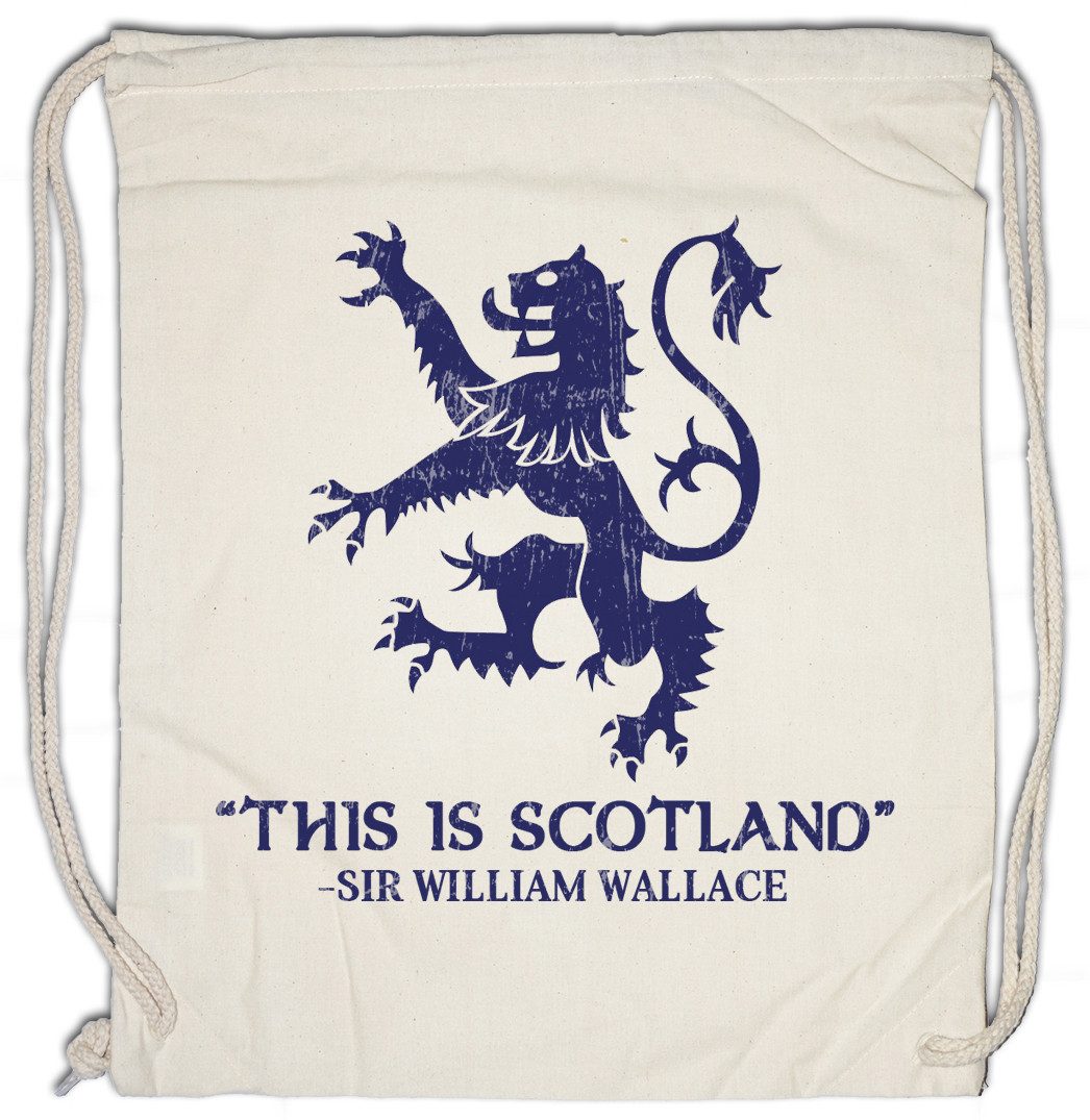 Urban Backwoods Turnbeutel This Is Scotland Turnbeutel King William Wallace Scotland Scots (1-tlg), Outlander Schottland König Escocia