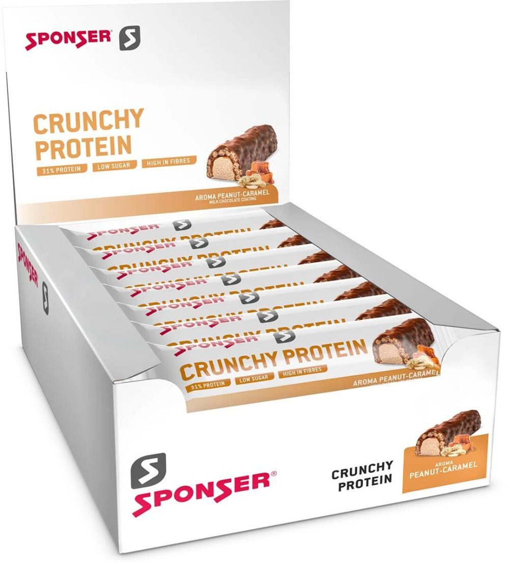 Sponser Sponser Crunchy Protein Riegel- 12x 50 g Riegel