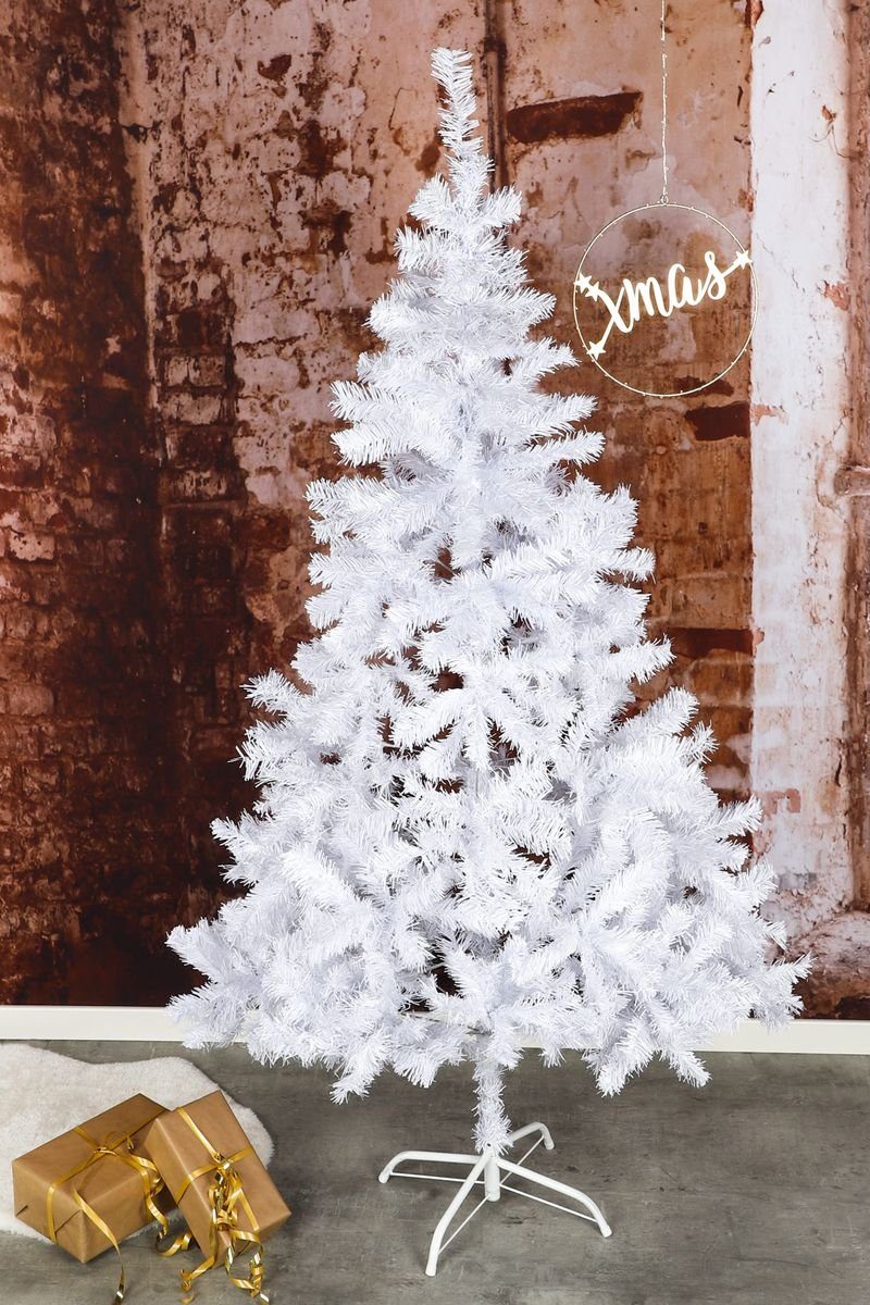 Gravidus Künstlicher Weihnachtsbaum »Künstlicher Weihnachtsbaum weiß  Tannenbaum Christbaum Kunstbaum Kunststoff 180cm« online kaufen | OTTO