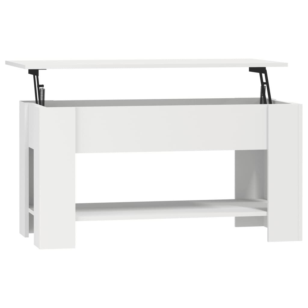 vidaXL Couchtisch Couchtisch Weiß 101x49x52 cm günstig online kaufen
