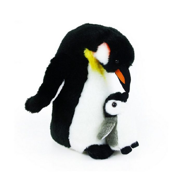 Teddys Rothenburg Kuscheltier Pinguin mit Baby 20 cm Kuscheltier (Plüschtiere Stofftiere Stoffpinguin Plüschpinguin)