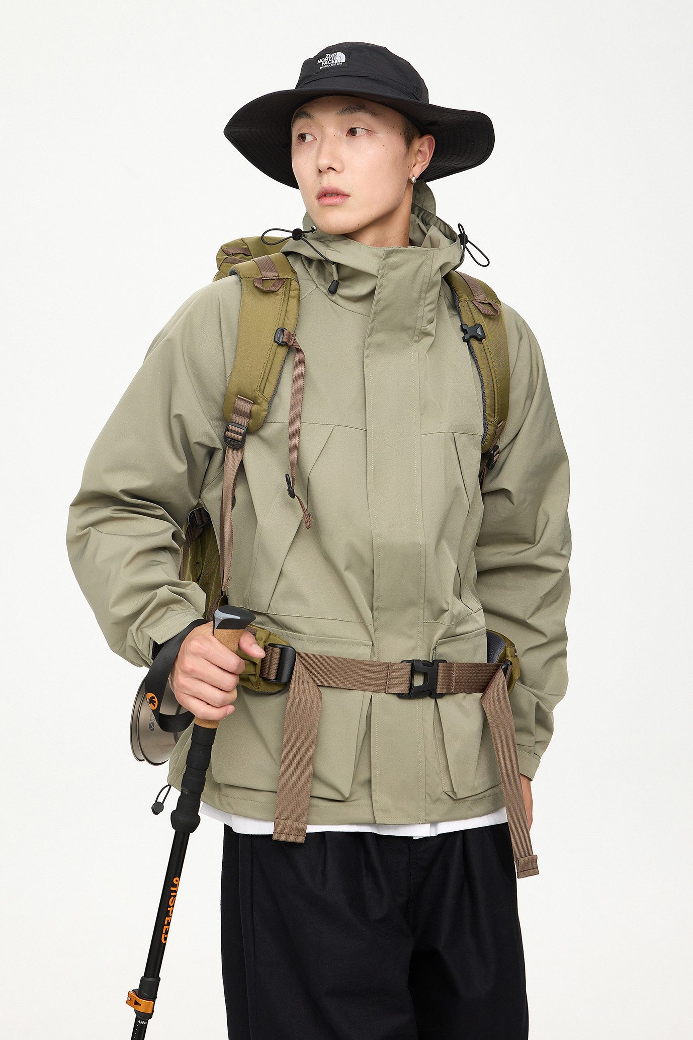 FS Collection Funktionsjacke Funktionsjacke Herren Outdoorjacke Windjacke Wetterjacke wasserdicht Wasserdicht, winddicht, mit Kapuze
