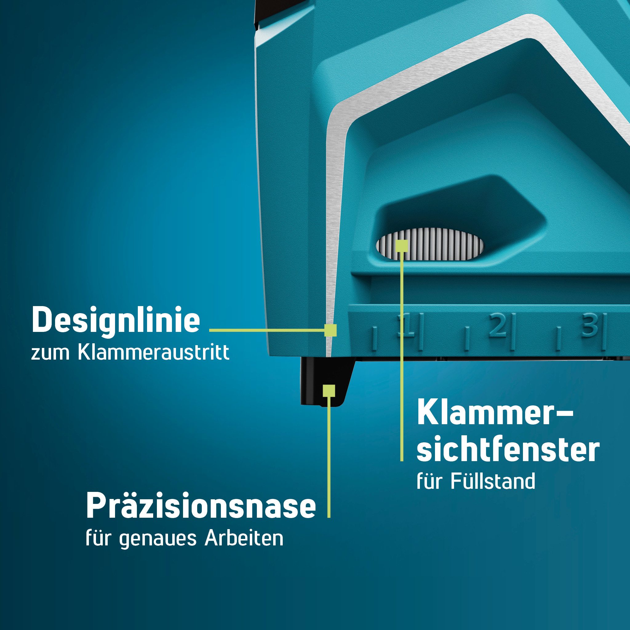 Novus Tools Handtacker, (J-50, für 6-14 mm Feindrahtklammern & 16mm Nägel), Aluminium, 030-0449