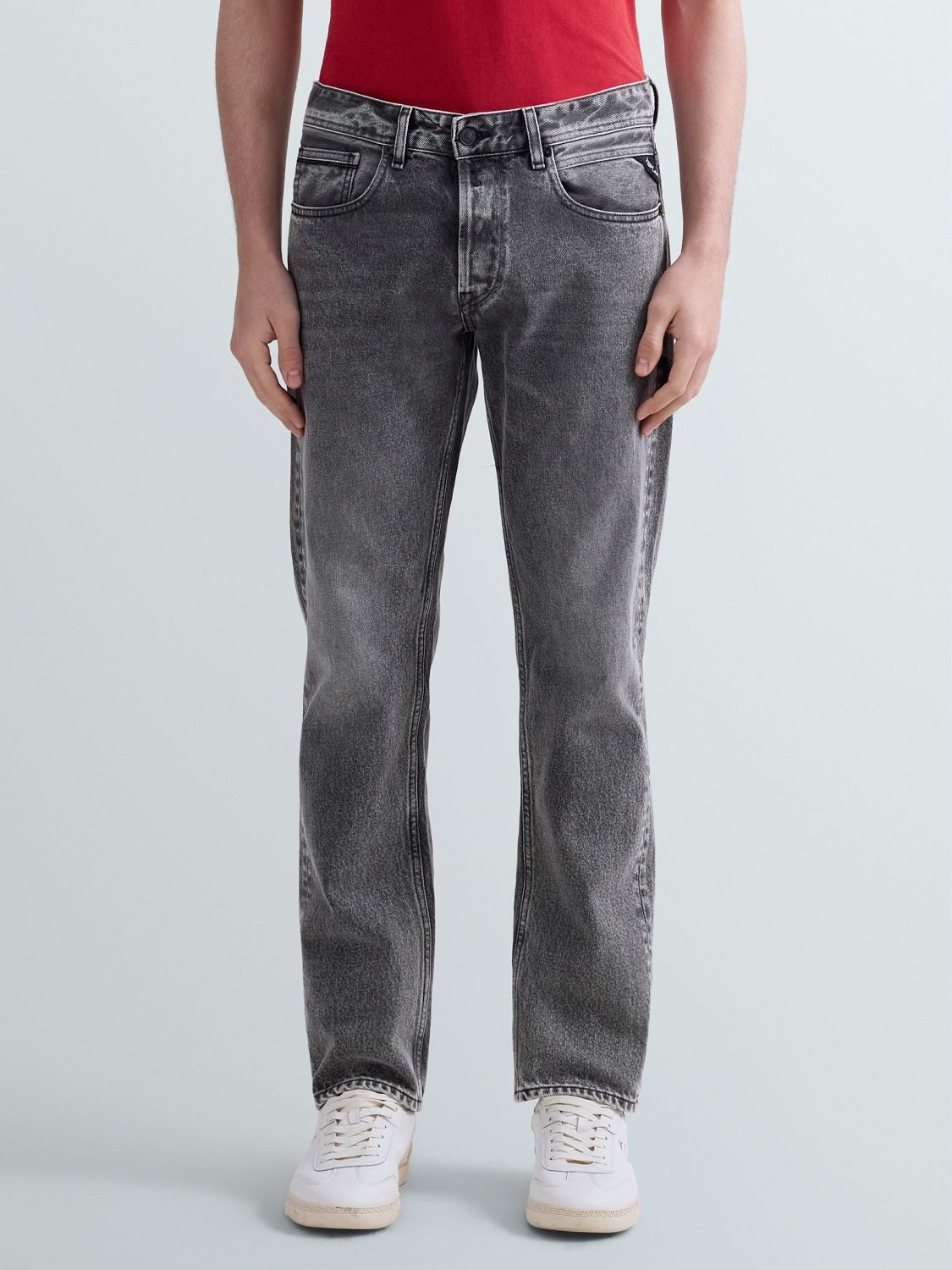 Replay Straight-Jeans GROVER in vielen verschiedenen Waschungen, mit Stretch