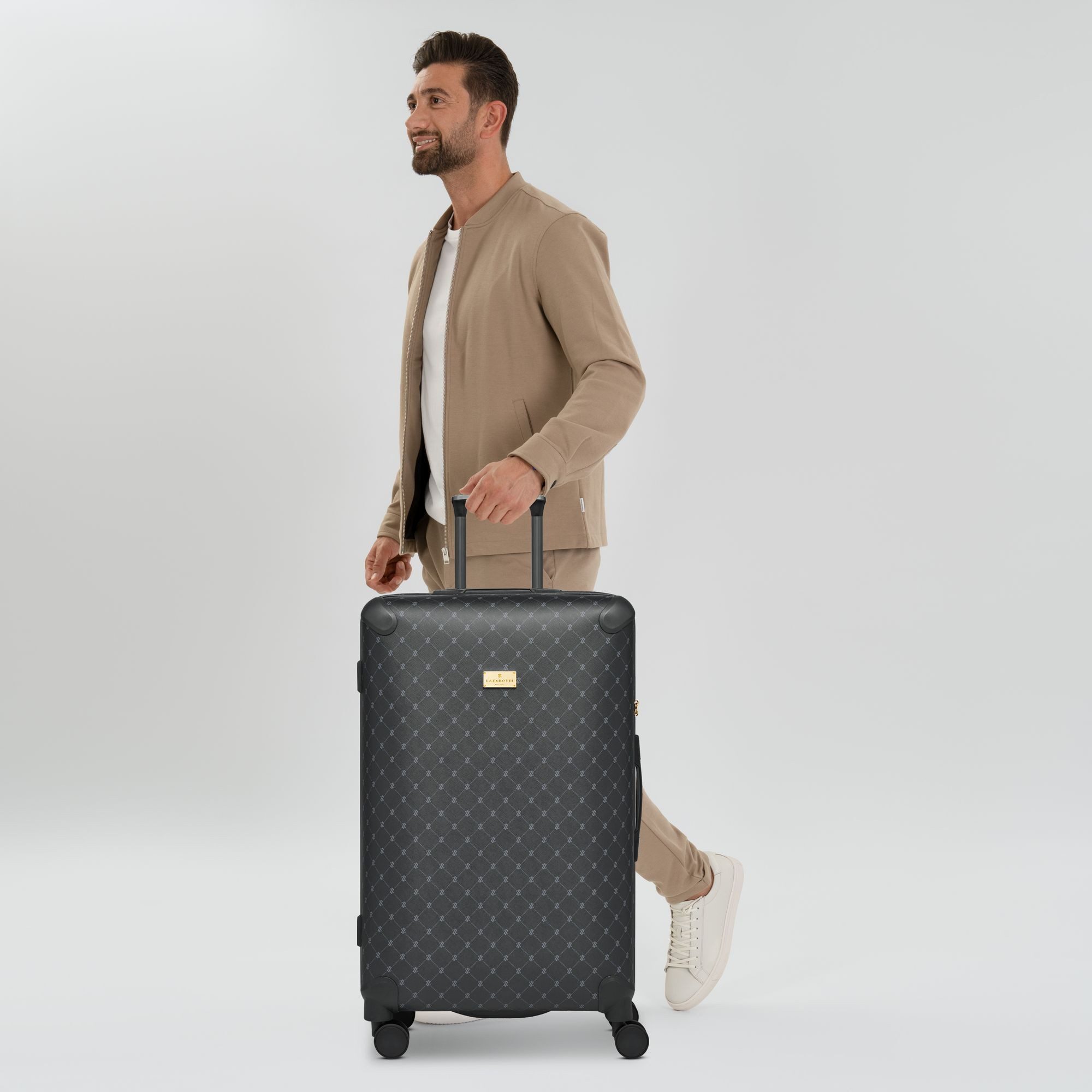 Lazarotti Hartschalen-Trolley Palermo, 4 Rollen, Polypropylen, PVC günstig online kaufen