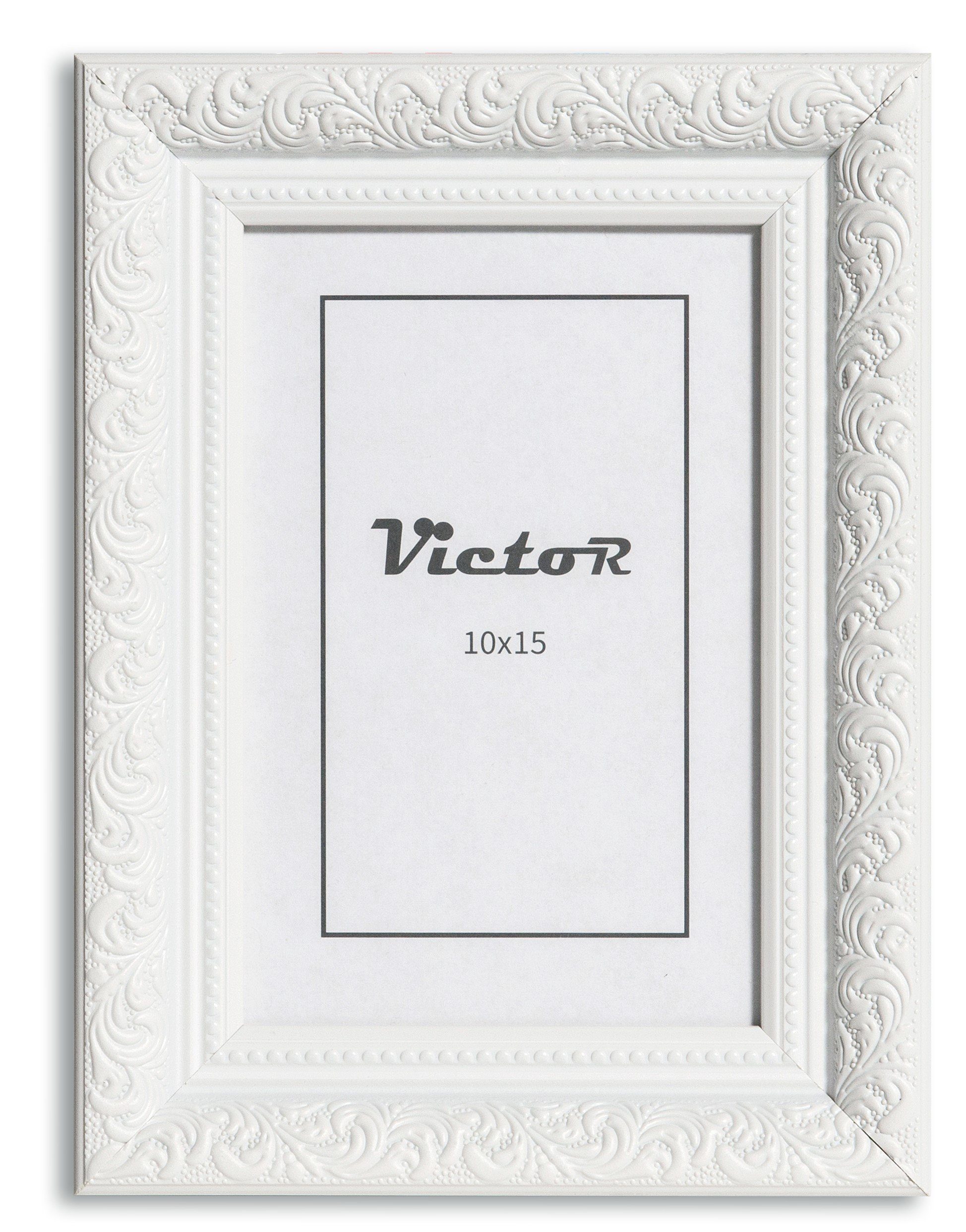 Bilderrahmen Weiß Bilderrahmen (Zenith) cm Bilderrahmen Antik Victor Barock, A6, Rubens, 10x15