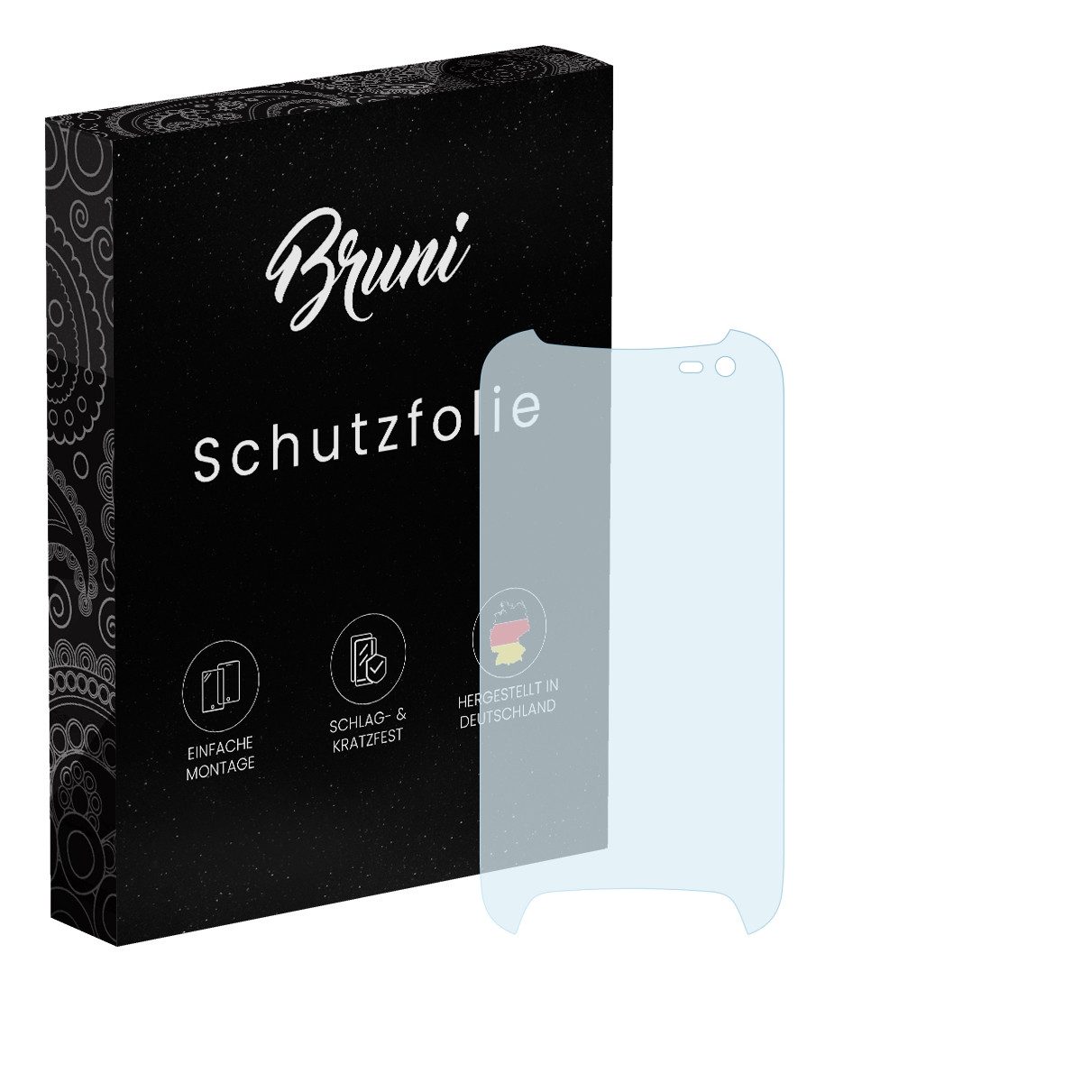 Bruni Schutzfolie Glasklare Displayschutzfolie für Cyrus CS23, (2 Folien), praktisch unsichtbar