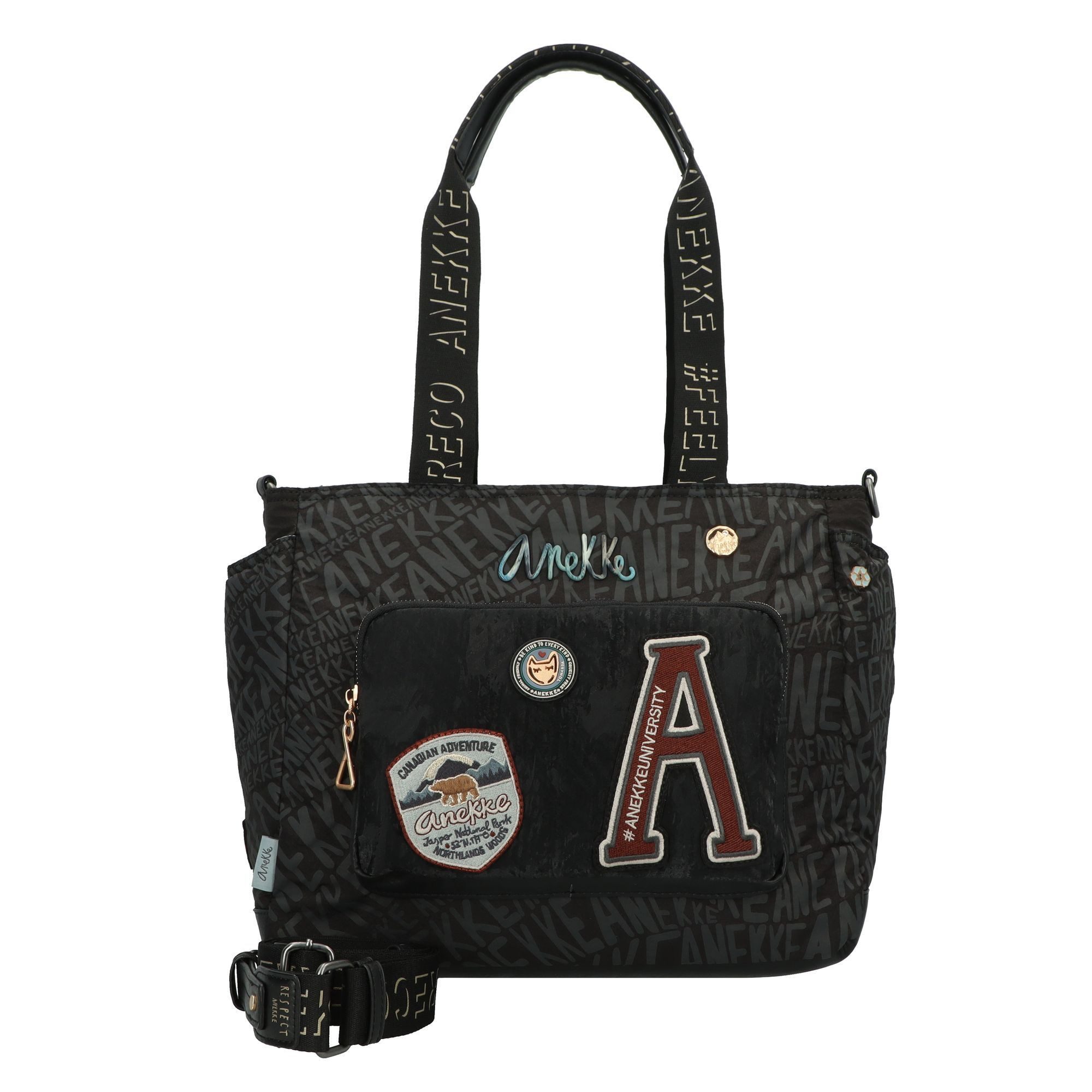 Schultertasche Nature Woods