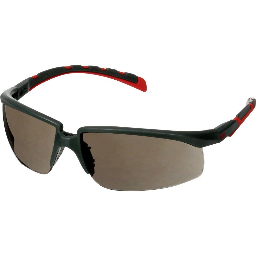 Rot, Arbeitsschutzbrille S2024AS-RED Gr 3M mit verspiegelt, 3M Schutzbrille Antikratz-Schutz