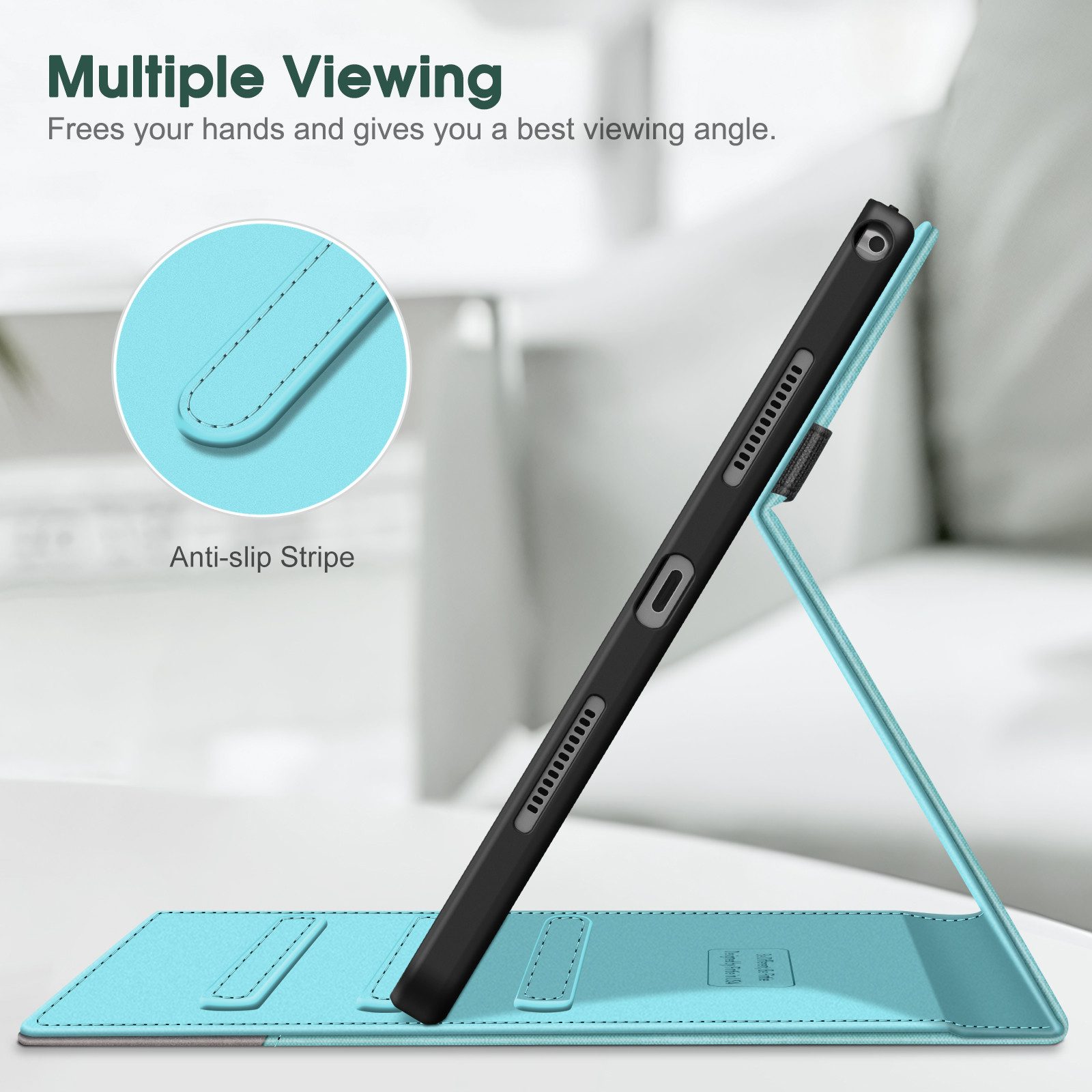 Fintie Tablet-Hülle für Lenovo Tab M11 (TB330) 11 Zoll 2024, Soft TPU Rückseite Gehäuse, mit Dokumentschlitze und Multi-Winkel Ansicht, Nicht für Tab P11 11''