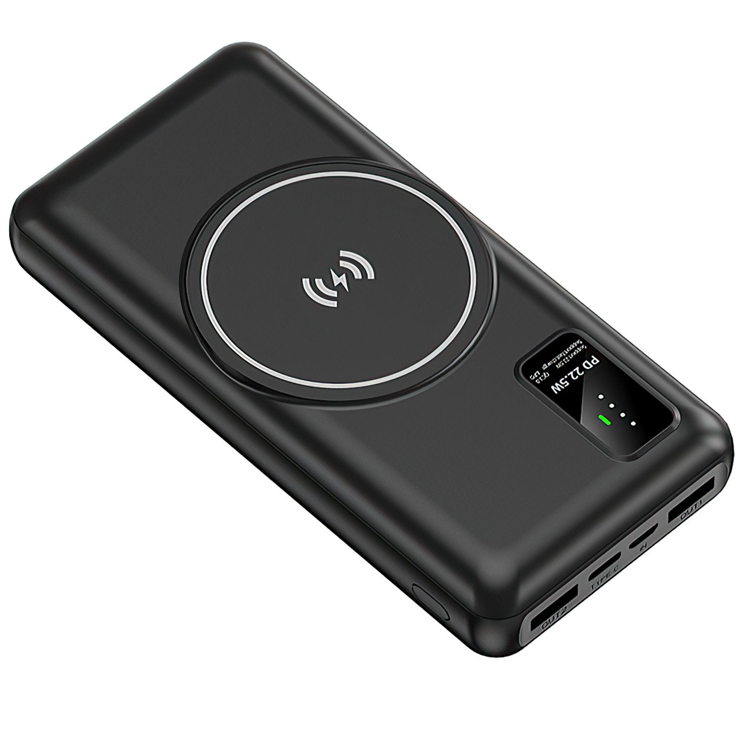 JOEAIS Wireless Power Bank 20000mAh Externe HandyAkkus Batterie USB C Type C Powerbank, 3 Kabel 22.5W Ladegerät Kompatibel