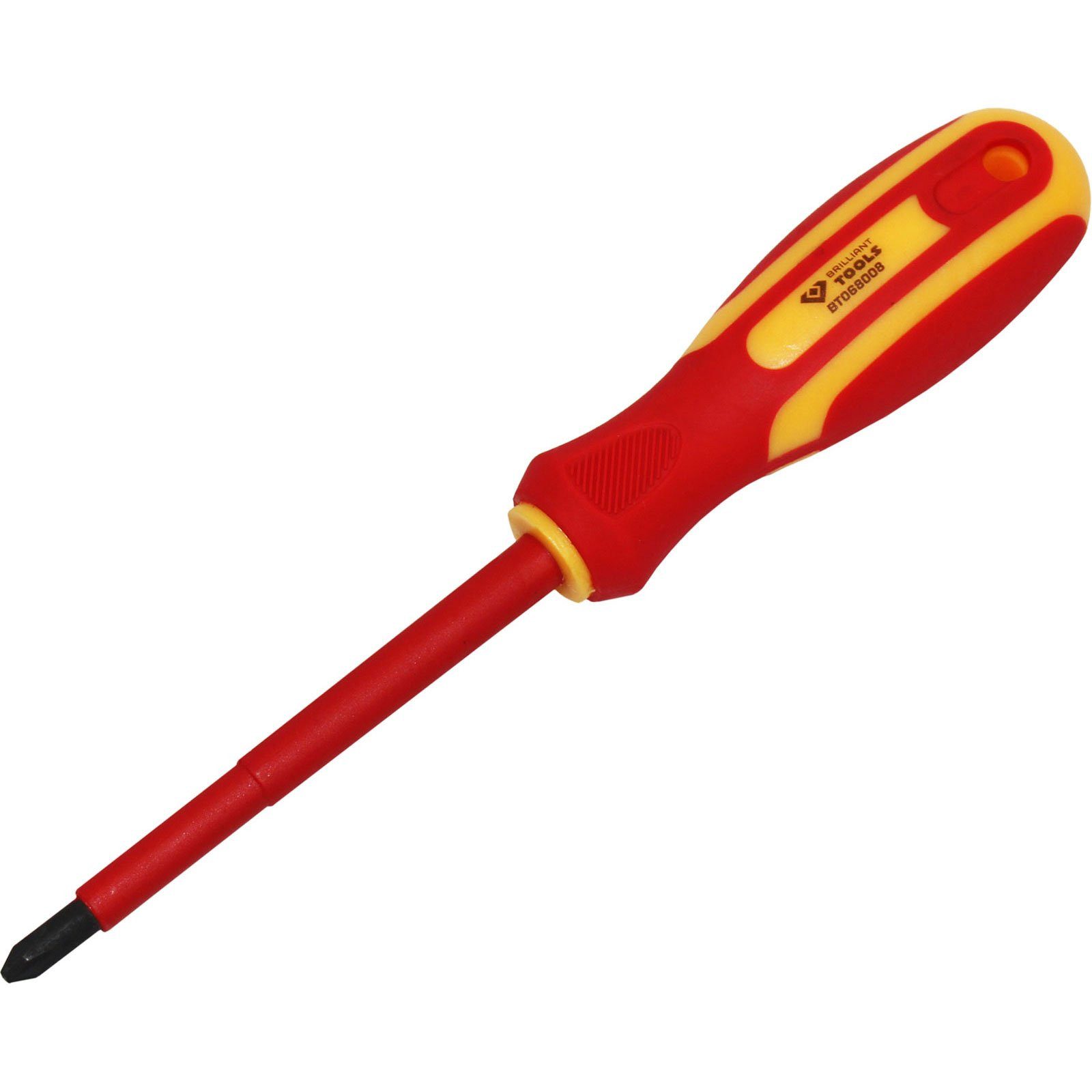 Brilliant Tools Schraubendreher BRILLIANT TOOLS VDE Schraubendreher PH Phillips PH2 x 100 mm - BT...