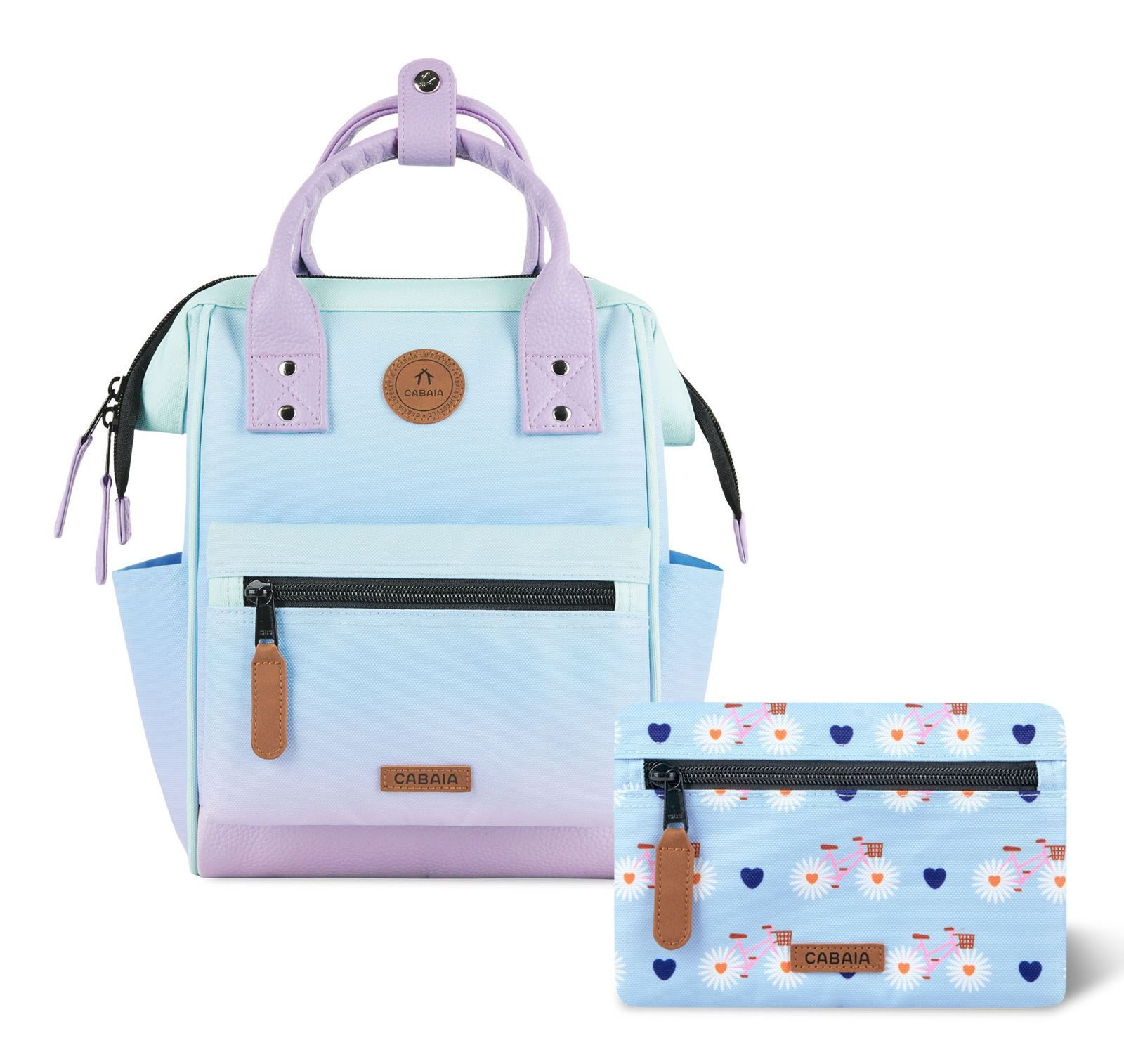 CABAIA Rucksack Essentials Backpack (Set, 3-tlg)