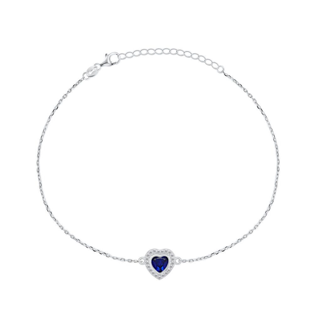 Brilio Silver Armband Romantisches Silberarmband mit Zirkonen BR23WB