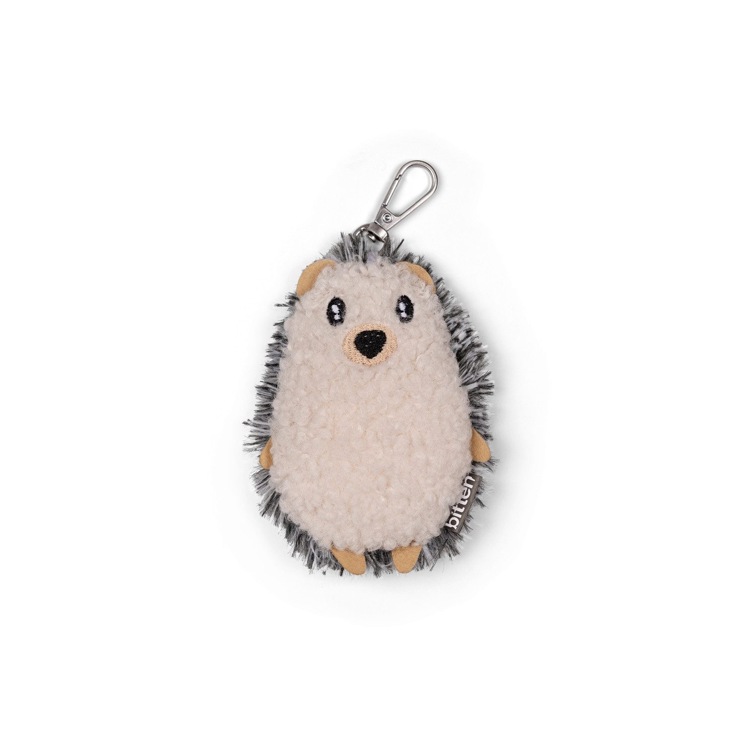 bitten Schlüsselanhänger Igel Schlüsselanhänger zum Kuscheln mit Karabinerhaken