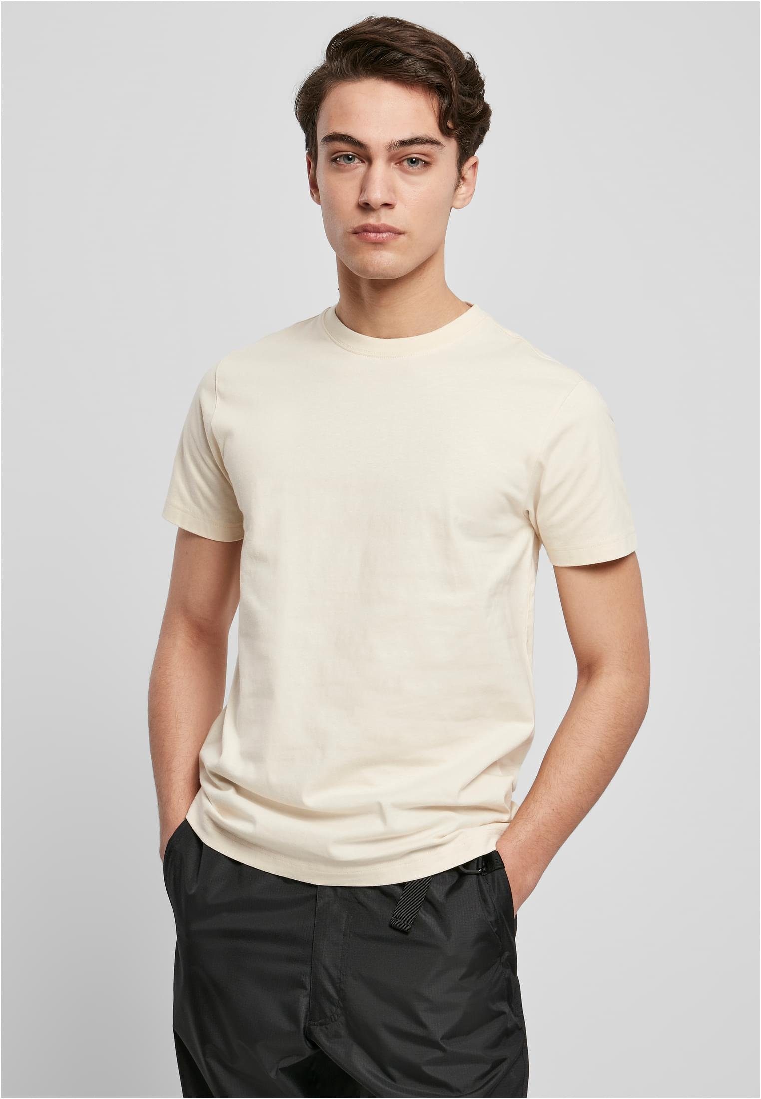 (1-tlg) T-Shirt Herren URBAN CLASSICS Tee whitesand Basic