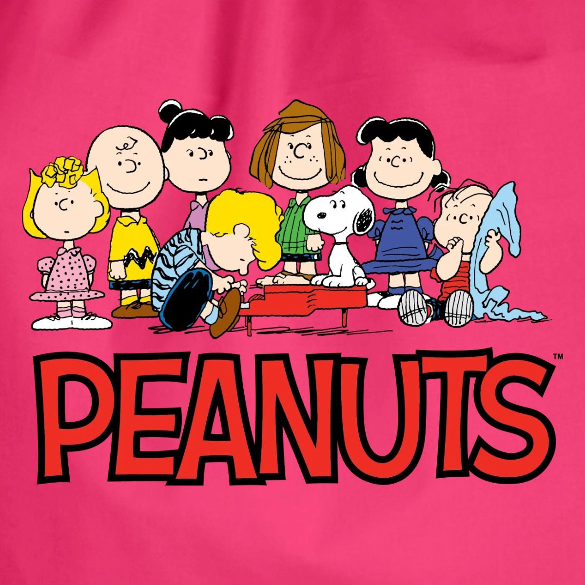 Spreadshirt Turnbeutel Peanuts Snoppy Und Friends Turnbeutel (1-tlg)