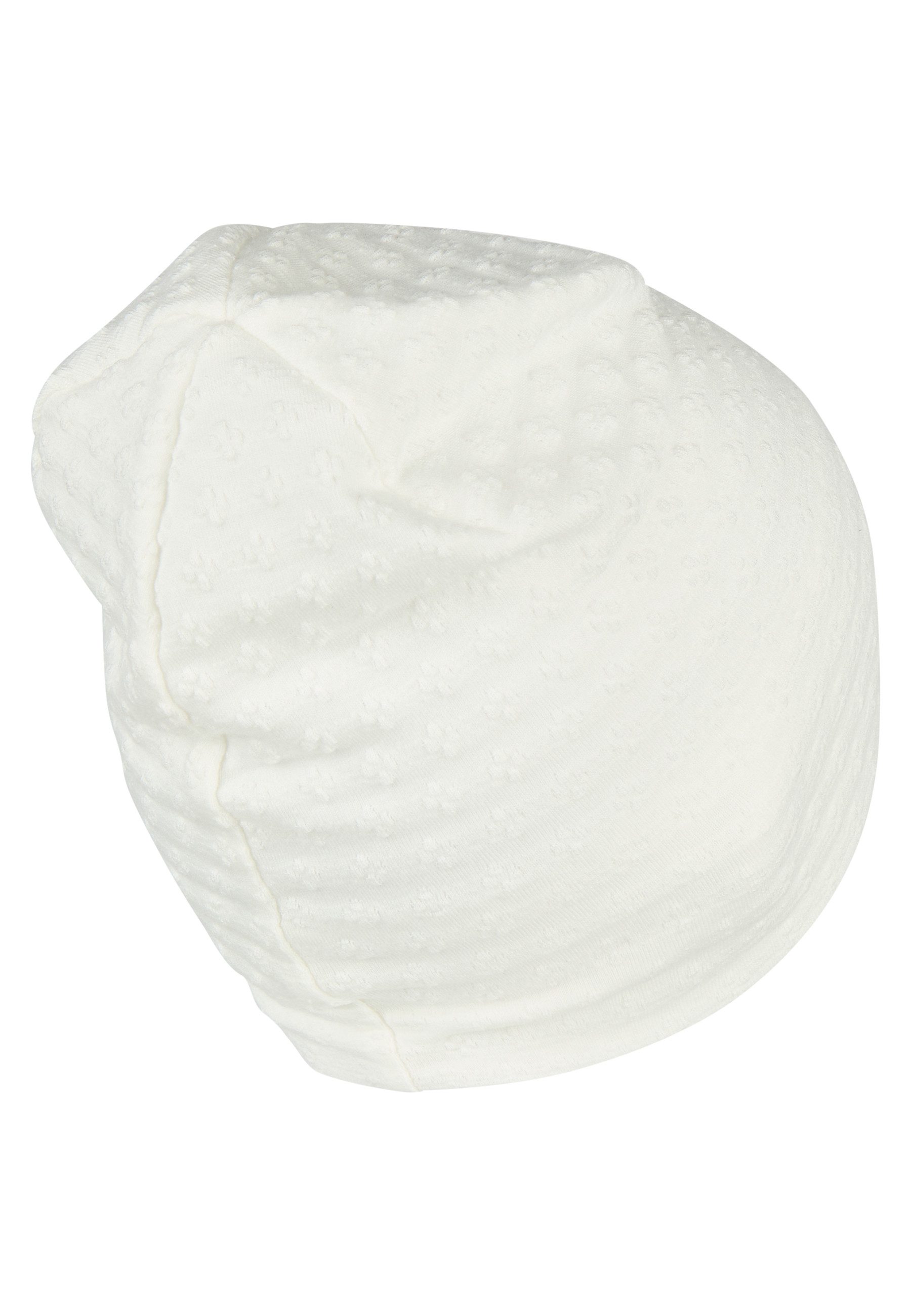 Sterntaler® Beanie UV-Schutz 50+ Beanie strukturiert (1-St) Struktur-Beanie aus Synthetik mit zwei Tragevarianten