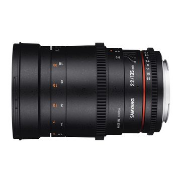 Samyang MF 135mm T2,2 Video DSLR Canon EF Teleobjektiv