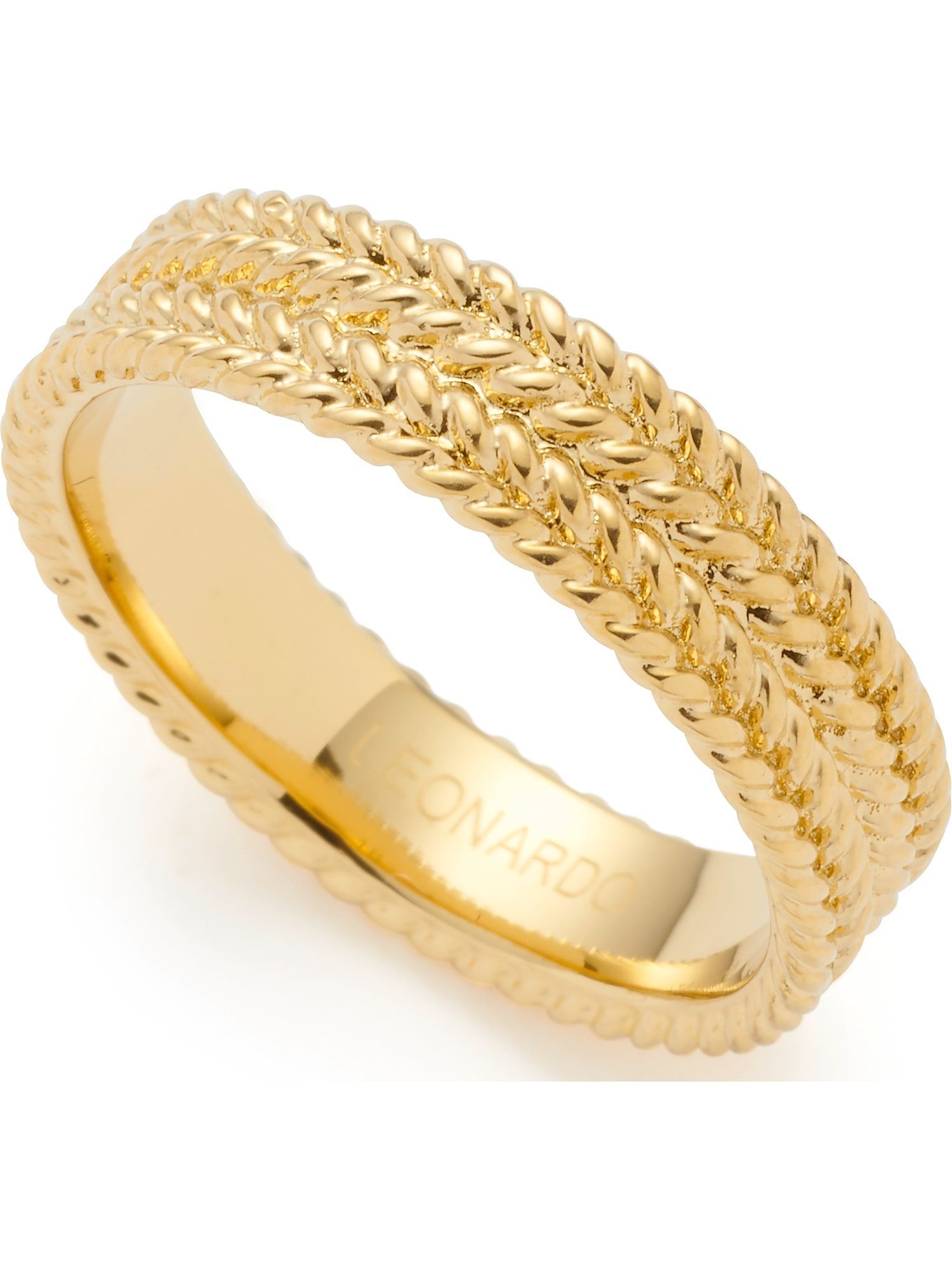 Fingerring Leonardo Damen-Damenring Edelstahl