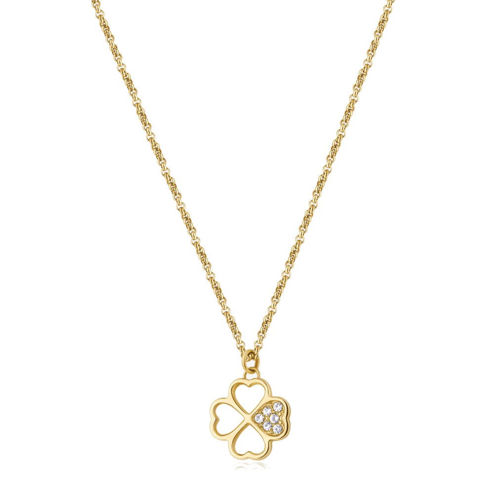 Brosway Kette mit Einhänger Vergoldete Glücks-Chakra-Halskette BHKN092
