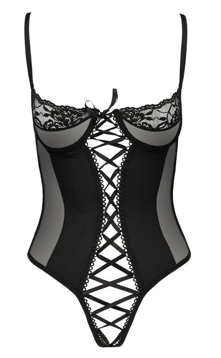 Avanua Body mit Bügelcups, Spitze & Schnürung