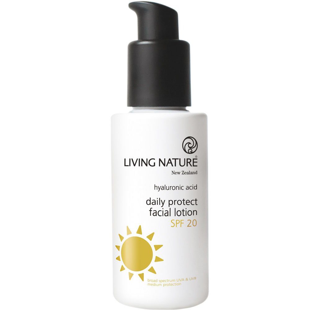 Living Nature Gesichtspflege Daily Protect Lotion mit SPF, 60 ml