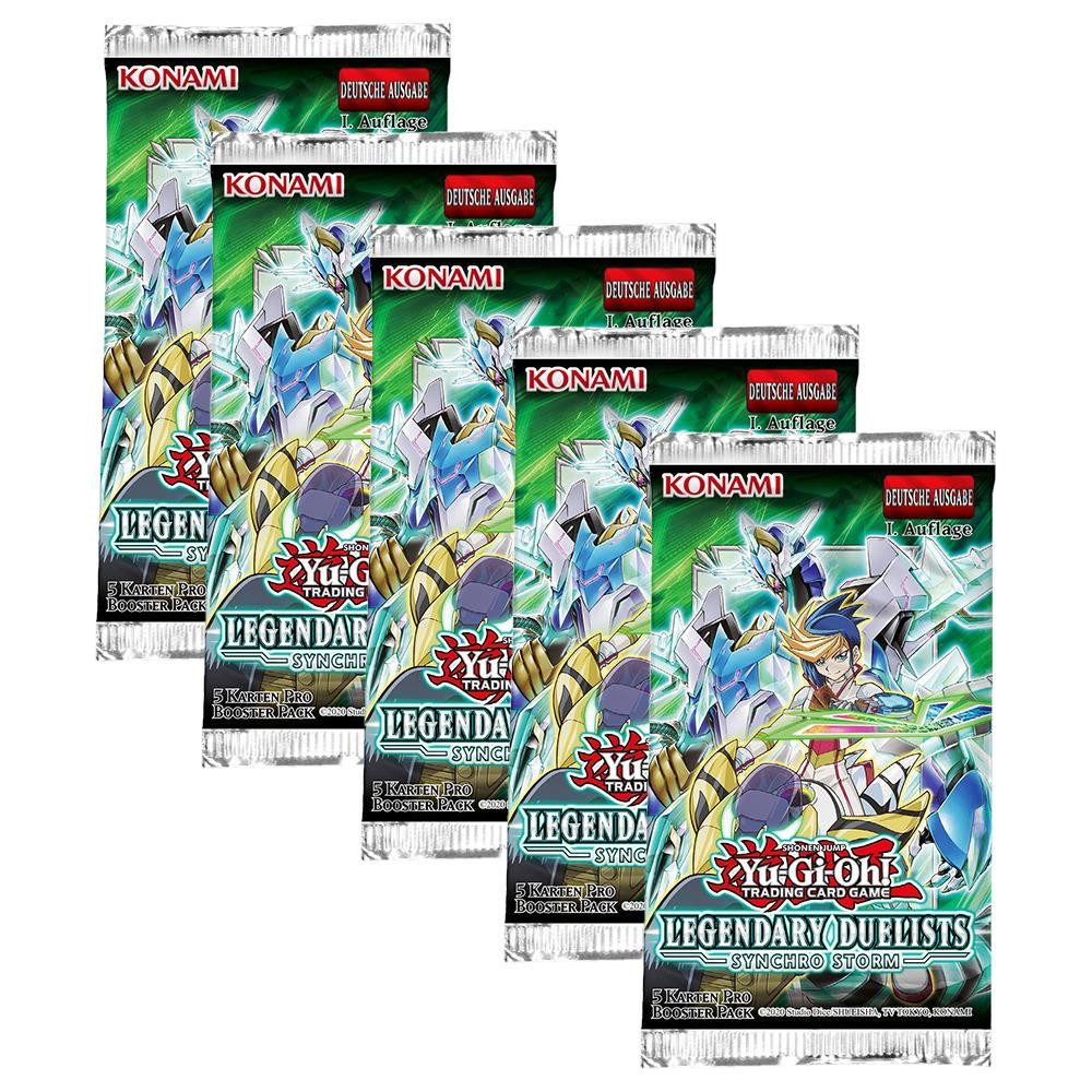 Yu-Gi-Oh Sammelkarte YGO Legendary Duelist: Synchro Storm 5 Booster Deutsch 1. Auflage