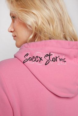 SOCCX Kapuzensweatshirt mit Taschen