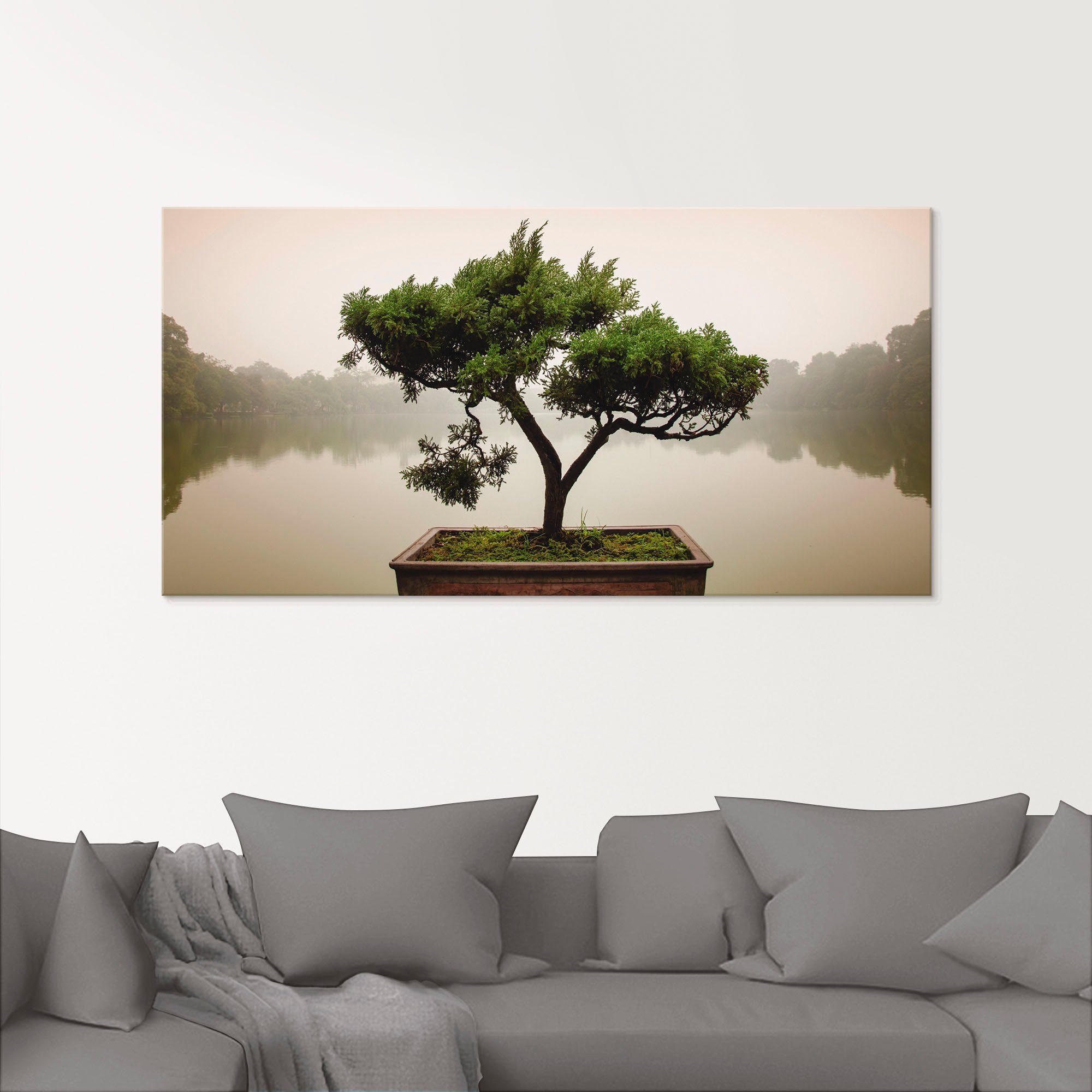 Artland Glasbild »Chinesischer Bonsaibaum«, Bäume (1 Stück)-kaufen