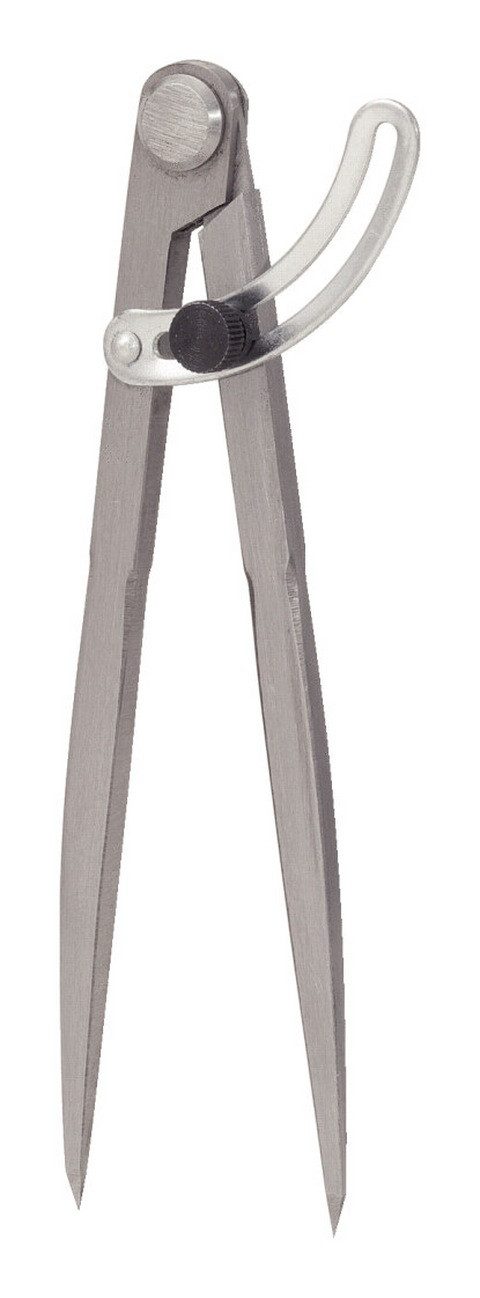 FORMAT Spitzzirkel 250mm - Aus Spezialstahl, Gehärtete Spitzen, Ohne Stellbogen
