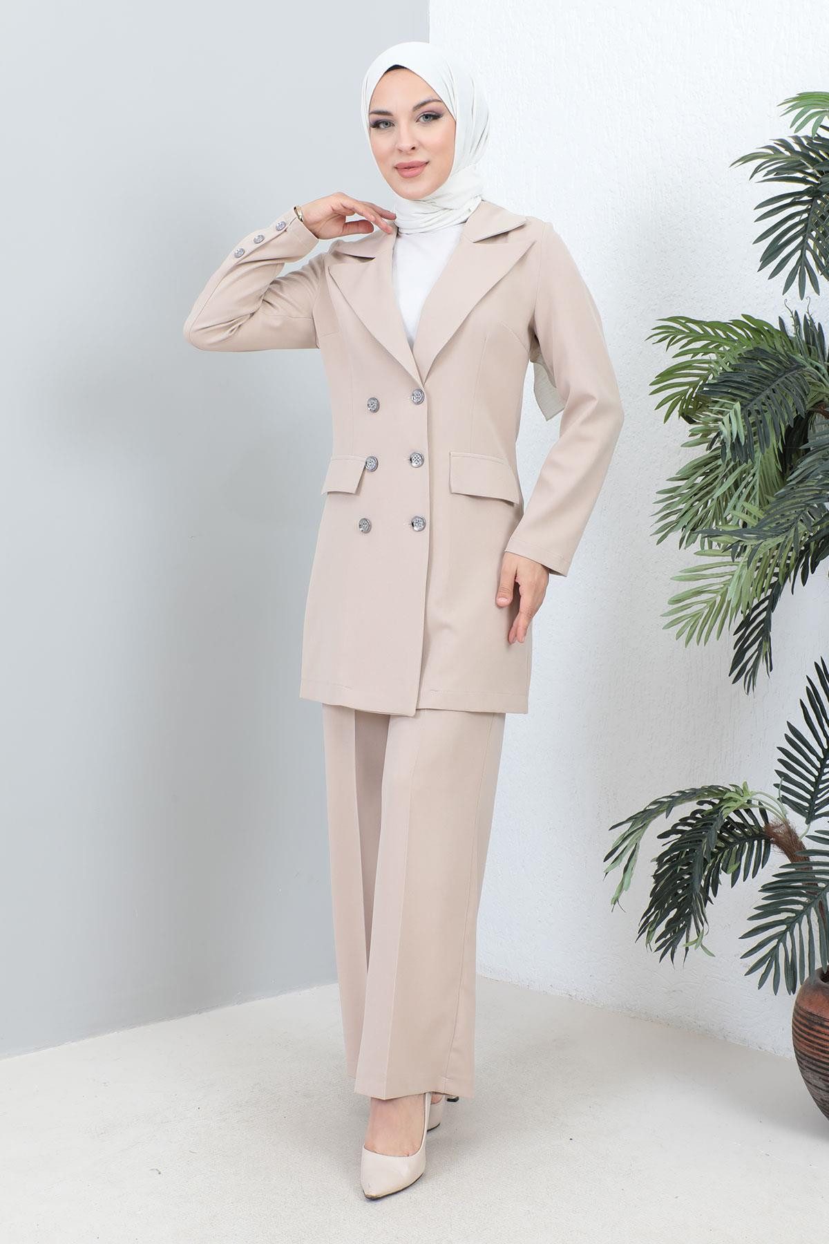 MODAMİHRAM Tunika KleidJacket Anzug