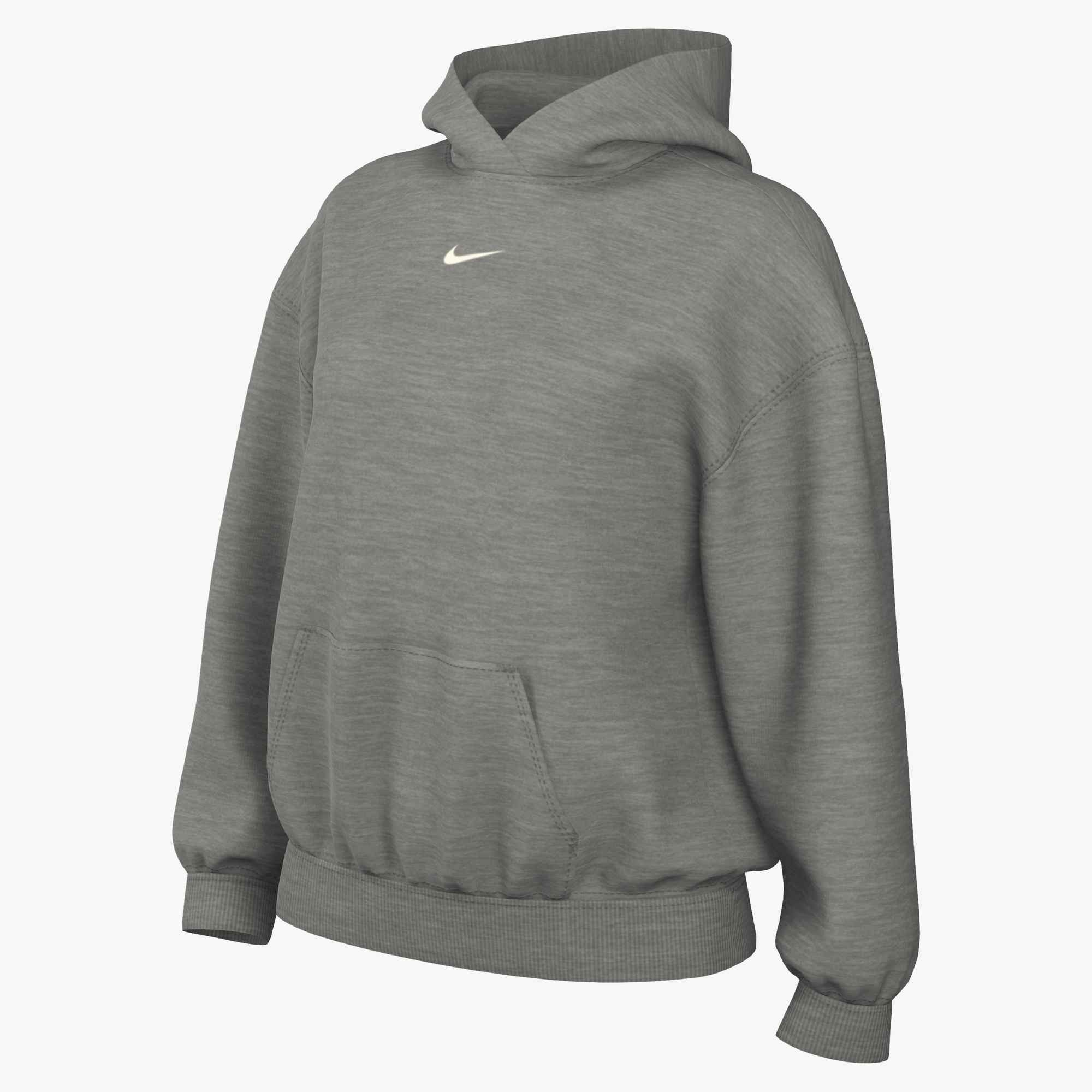 Nike Sportswear Kapuzensweatshirt W NK STDO FLC MW STD PO HDY mit Kapuze, Langarm, aus angerauter Sweatware, Basic-Passform