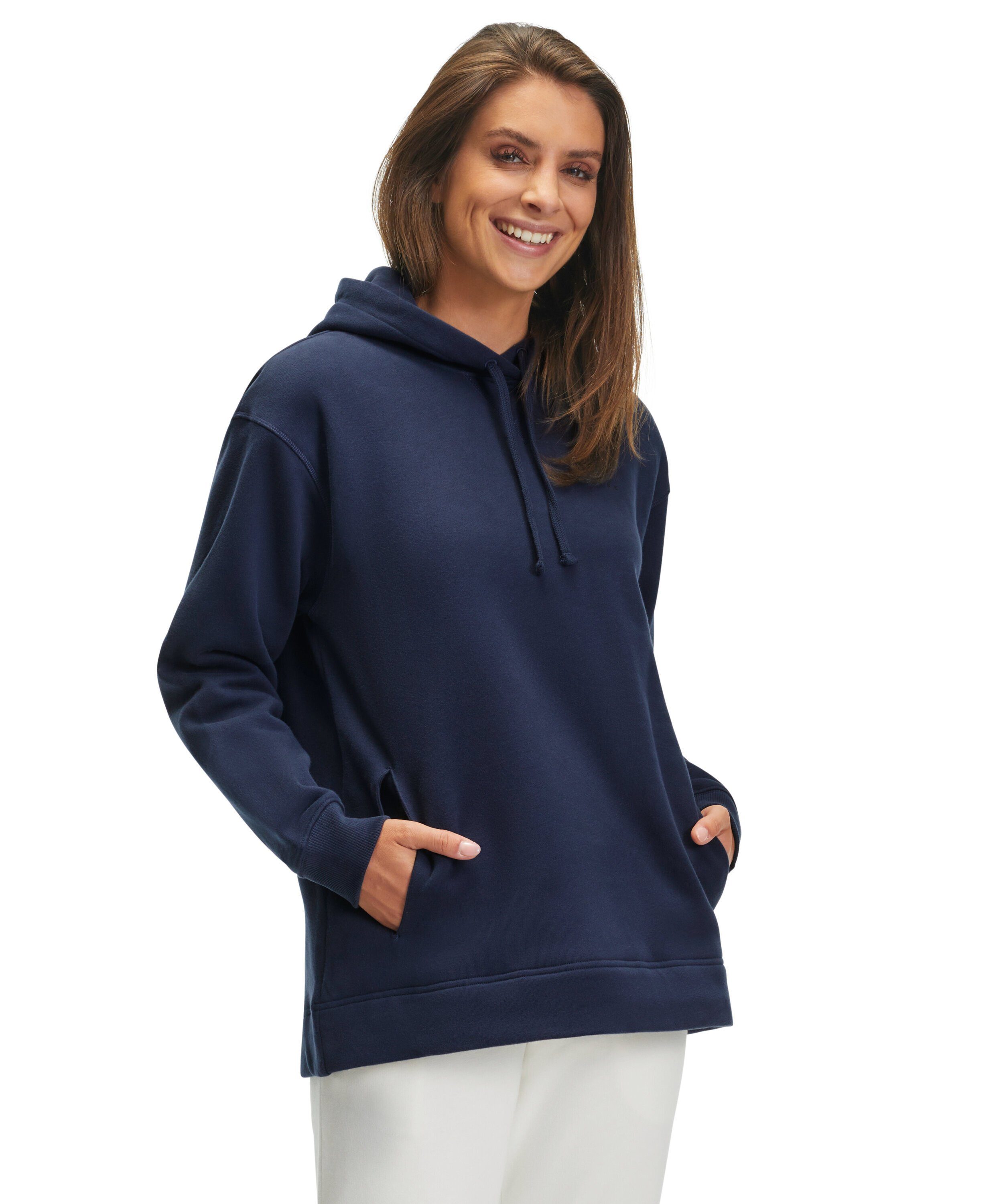 FALKE Hoodie (1-tlg., 1) aus reiner Baumwolle
