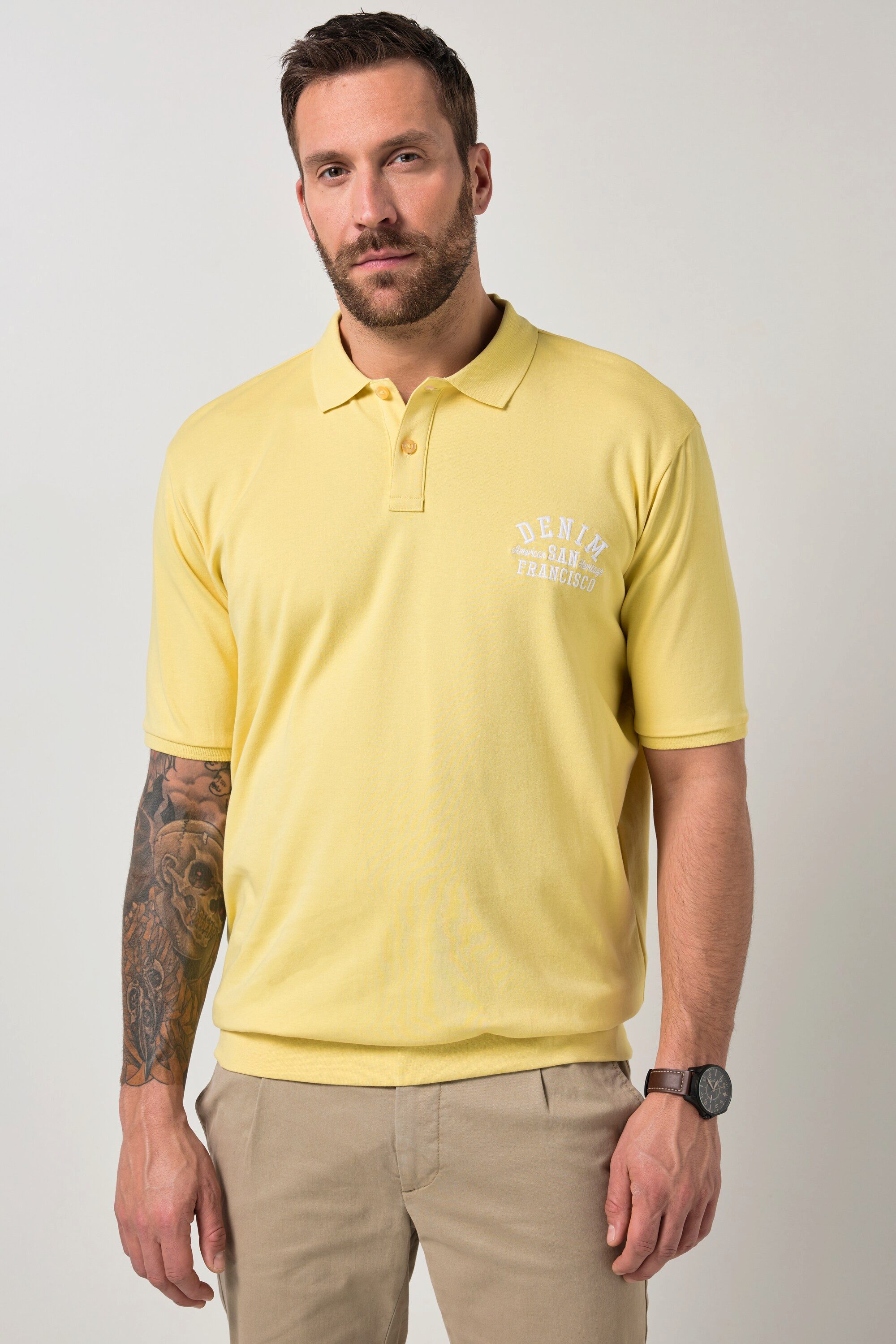 JP1880 Poloshirt JP1880 Poloshirt Bauchfit Halbarm XXL bis 8 XL günstig online kaufen