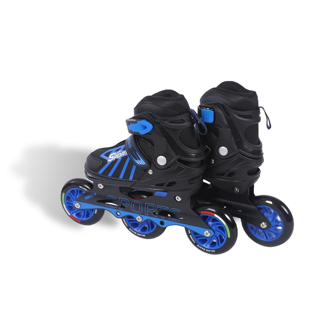 Endless Inlineskates EL1031 Inline Skates Aluminium-Chassis, 100 mm PU Rollen, ABEC-9-Lager, (1 Paar Inline-Skate-Schuhe, Indoor und Outdoor), Einstellbare Schlittschuhe