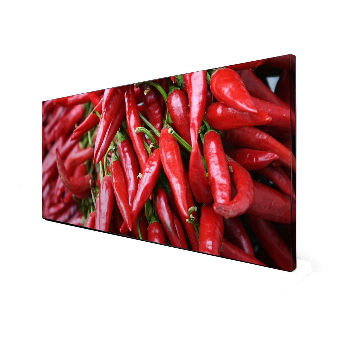 Chilli, (inkl. 4 Stahlmagnettafel) banjado Wandtafel Stahl schwarz Magnete,